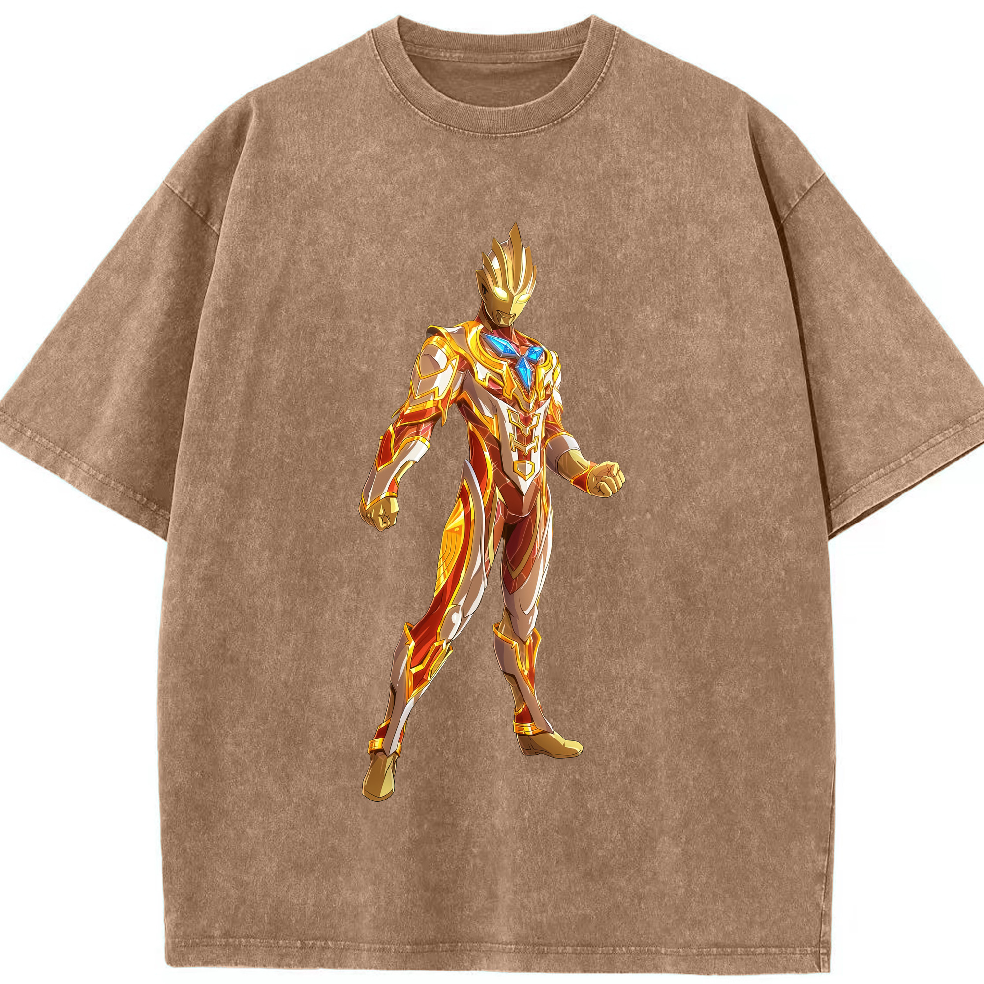（画像用） ウルトラマン Ultraman 綿100% ヴィンテージ風 半袖Tシャツ（フロントプリント）