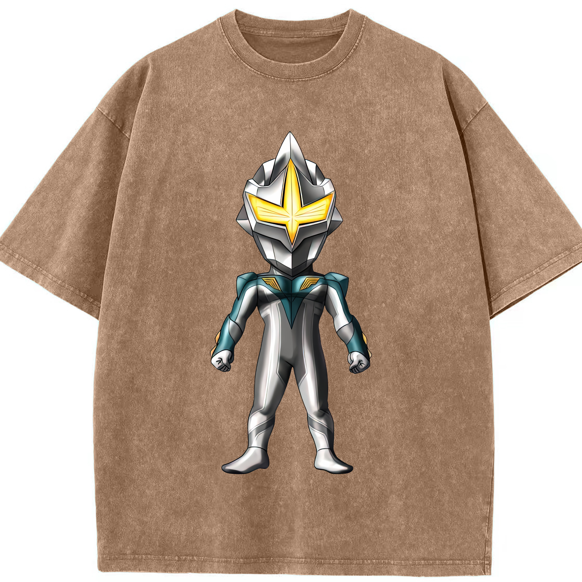 （画像用） ウルトラマン Ultraman 綿100% ヴィンテージ風 半袖Tシャツ（フロントプリント）