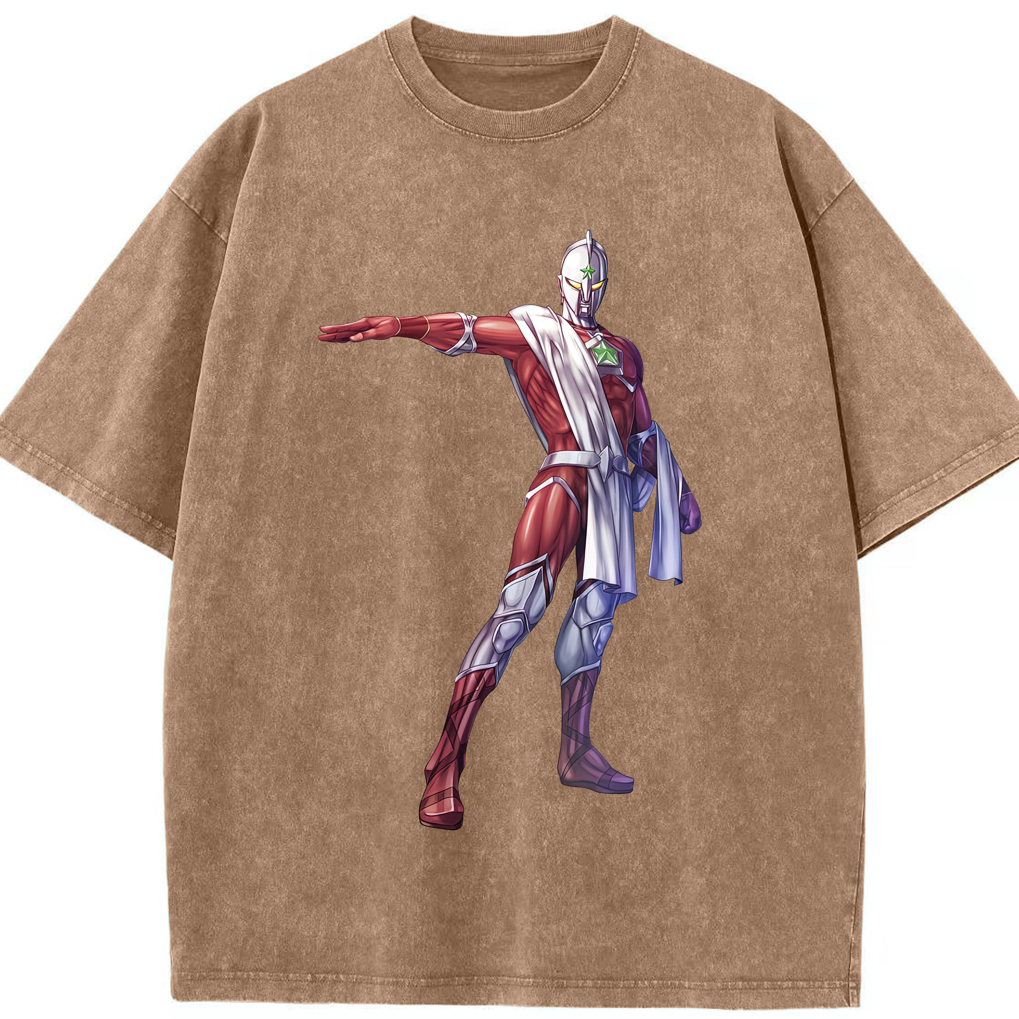 （画像用） ウルトラマン Ultraman 綿100% ヴィンテージ風 半袖Tシャツ（フロントプリント）
