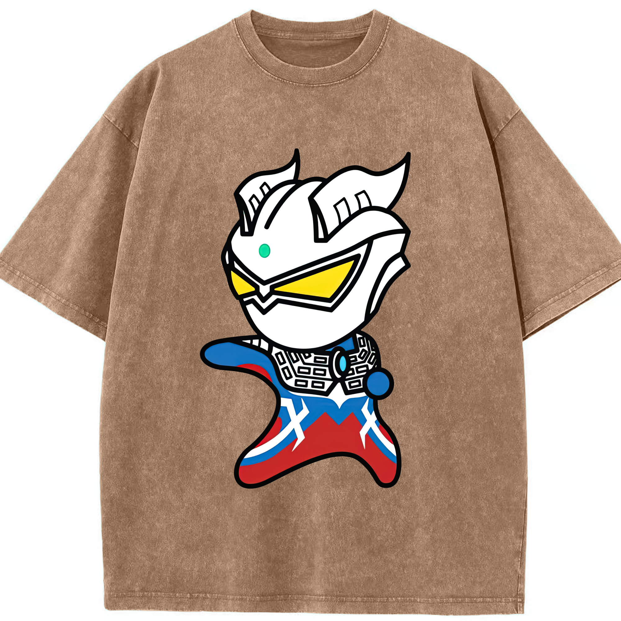 （画像用） ウルトラマン Ultraman 綿100% ヴィンテージ風 半袖Tシャツ（フロントプリント）