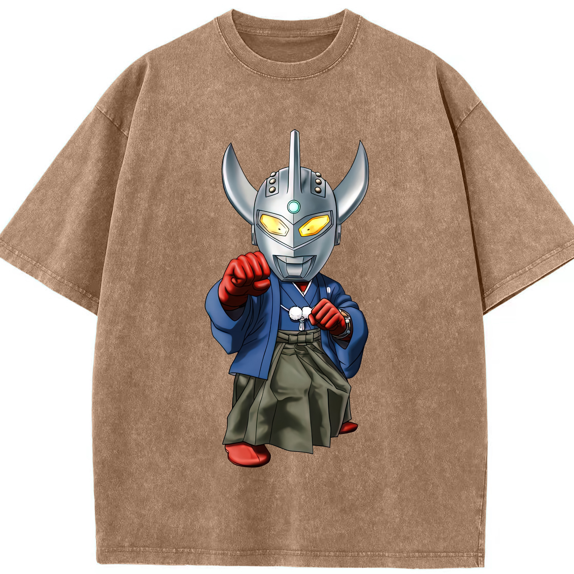 （画像用） ウルトラマン Ultraman 綿100% ヴィンテージ風 半袖Tシャツ（フロントプリント）