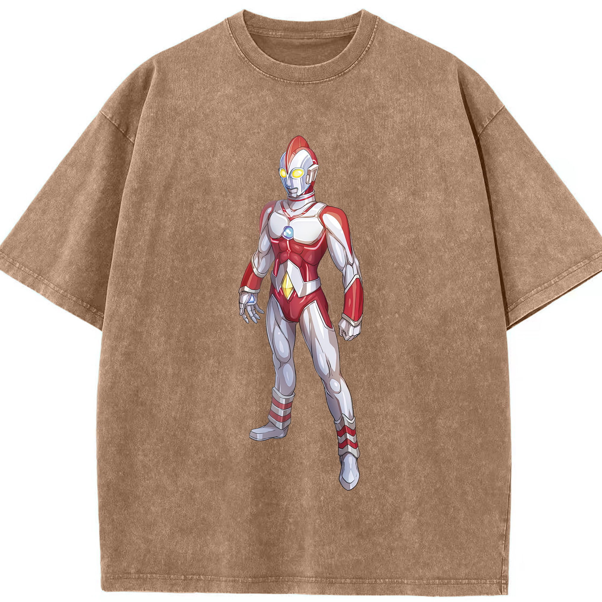 （画像用） ウルトラマン Ultraman 綿100% ヴィンテージ風 半袖Tシャツ（フロントプリント）