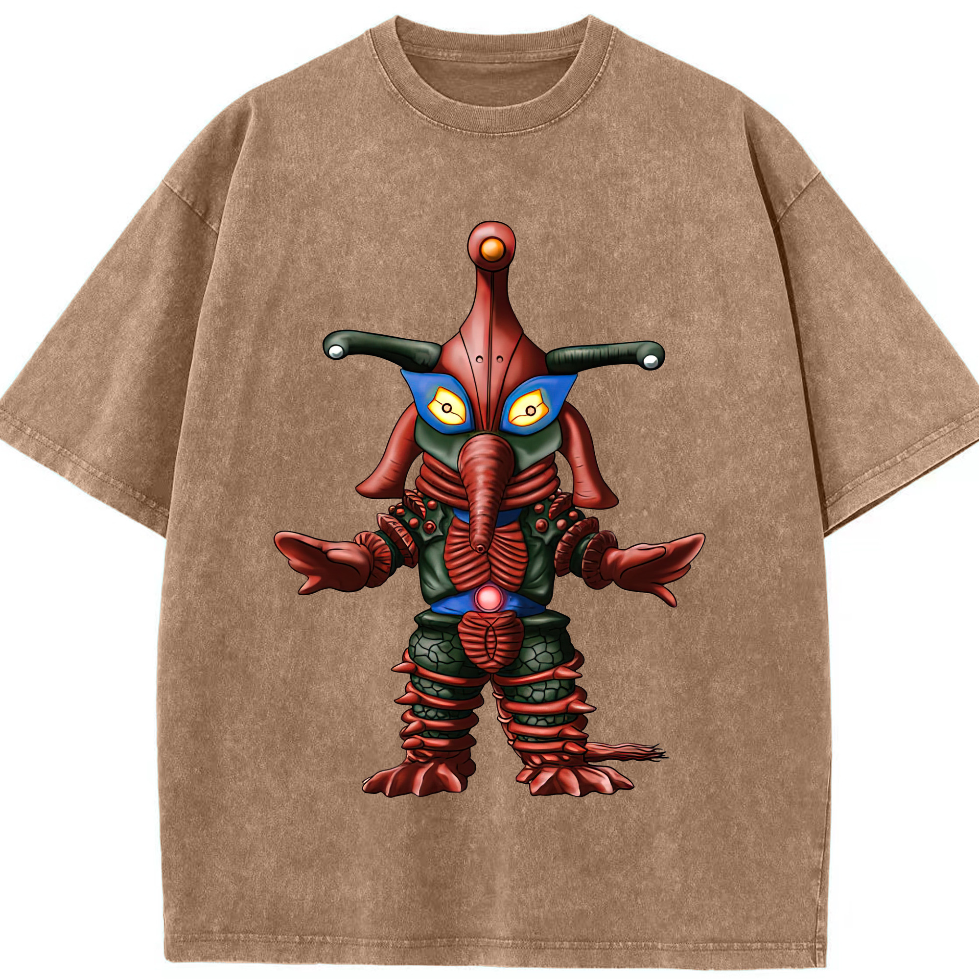（画像用） ウルトラマン Ultraman 綿100% ヴィンテージ風 半袖Tシャツ（フロントプリント）