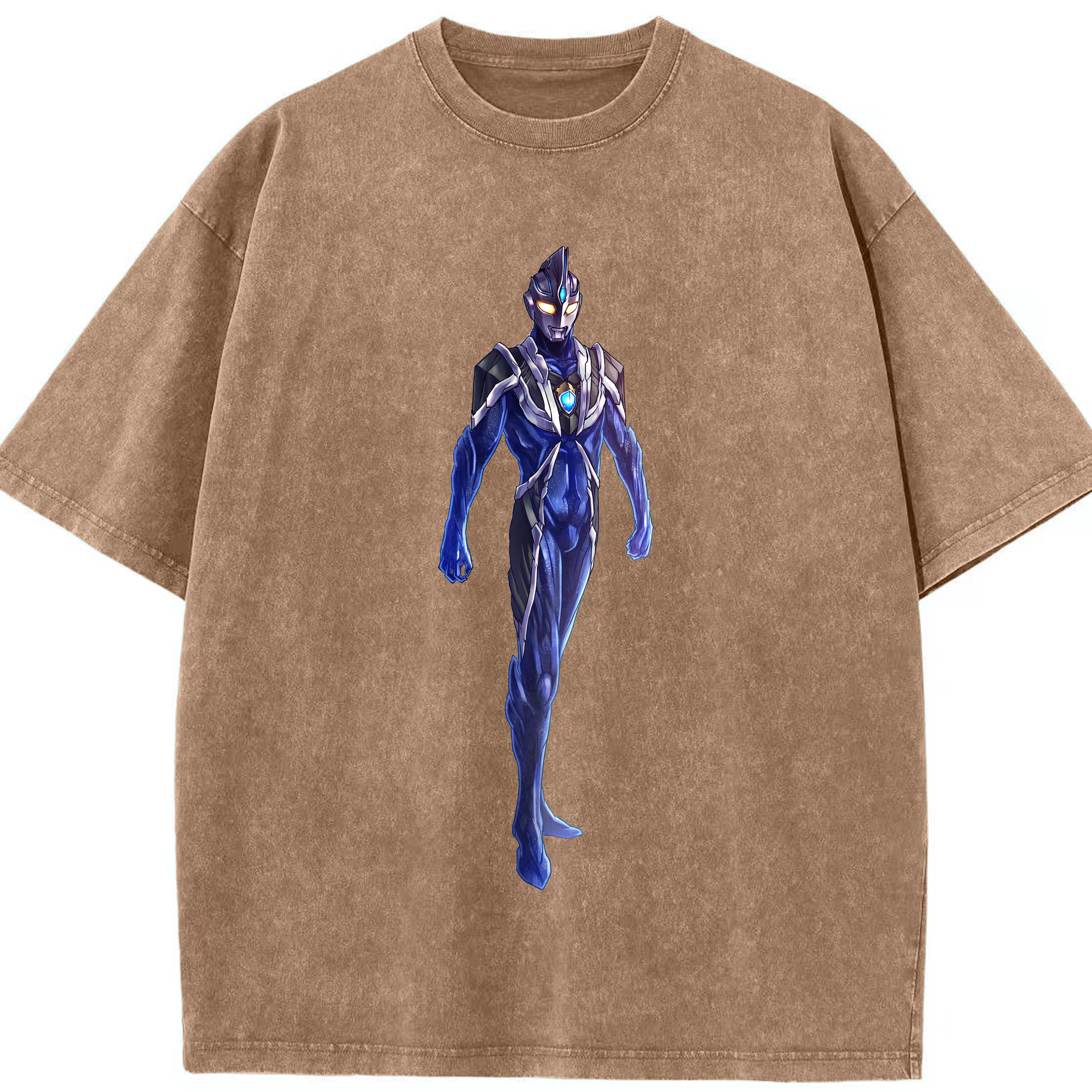 （画像用） ウルトラマン Ultraman 綿100% ヴィンテージ風 半袖Tシャツ（フロントプリント）