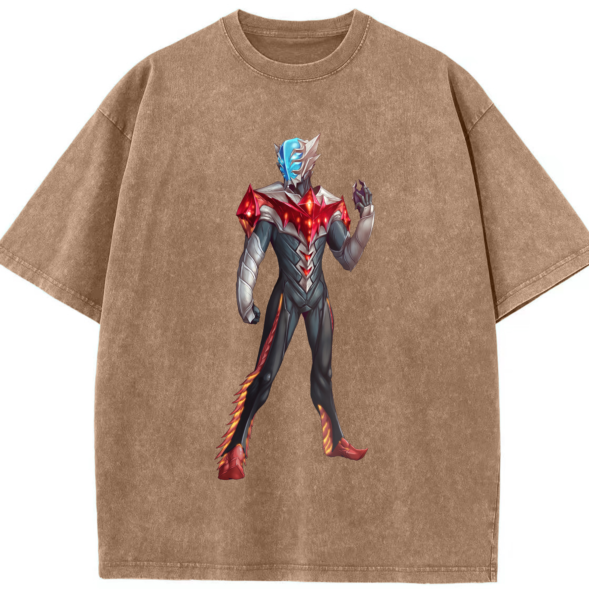 （画像用） ウルトラマン Ultraman 綿100% ヴィンテージ風 半袖Tシャツ（フロントプリント）