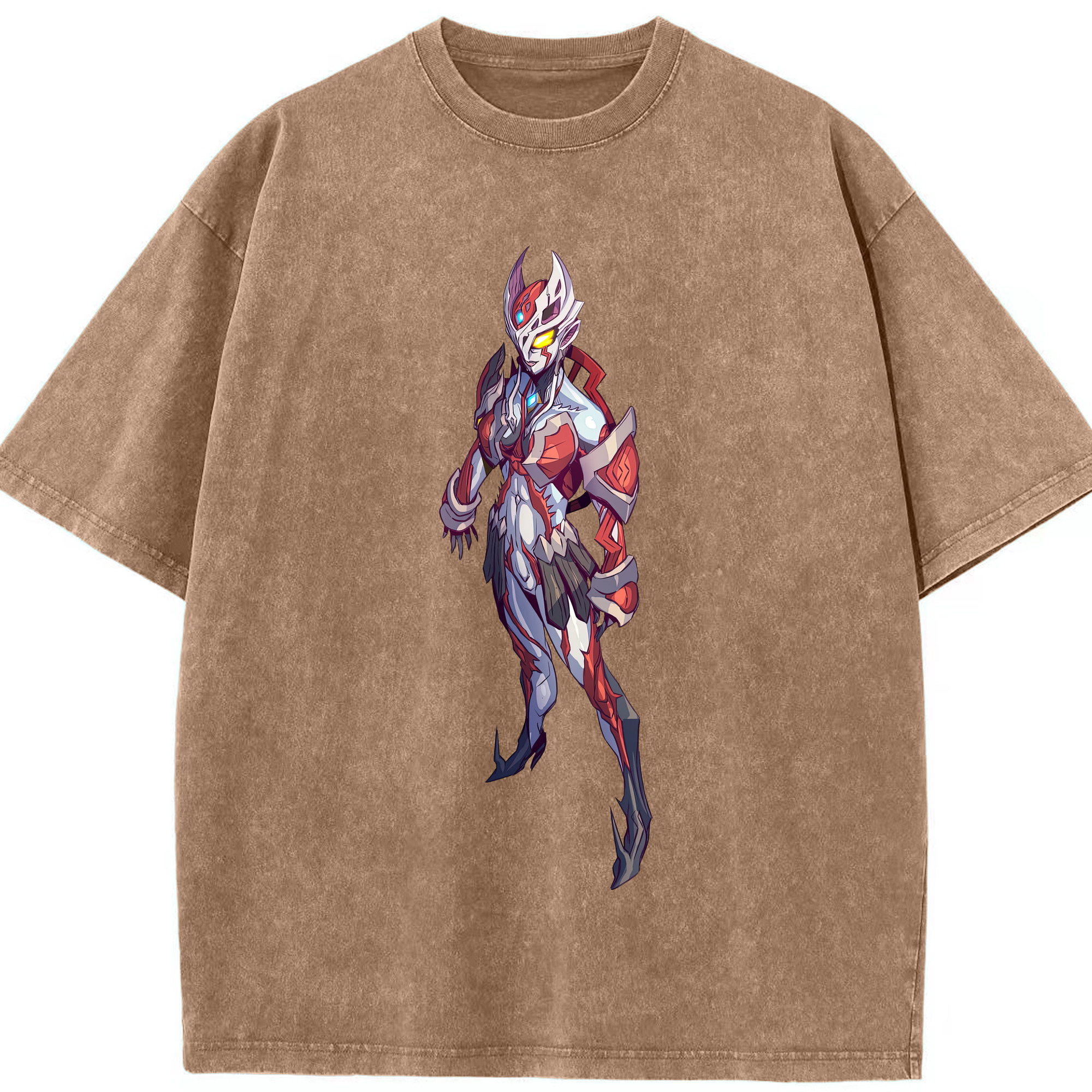 （画像用） ウルトラマン Ultraman 綿100% ヴィンテージ風 半袖Tシャツ（フロントプリント）