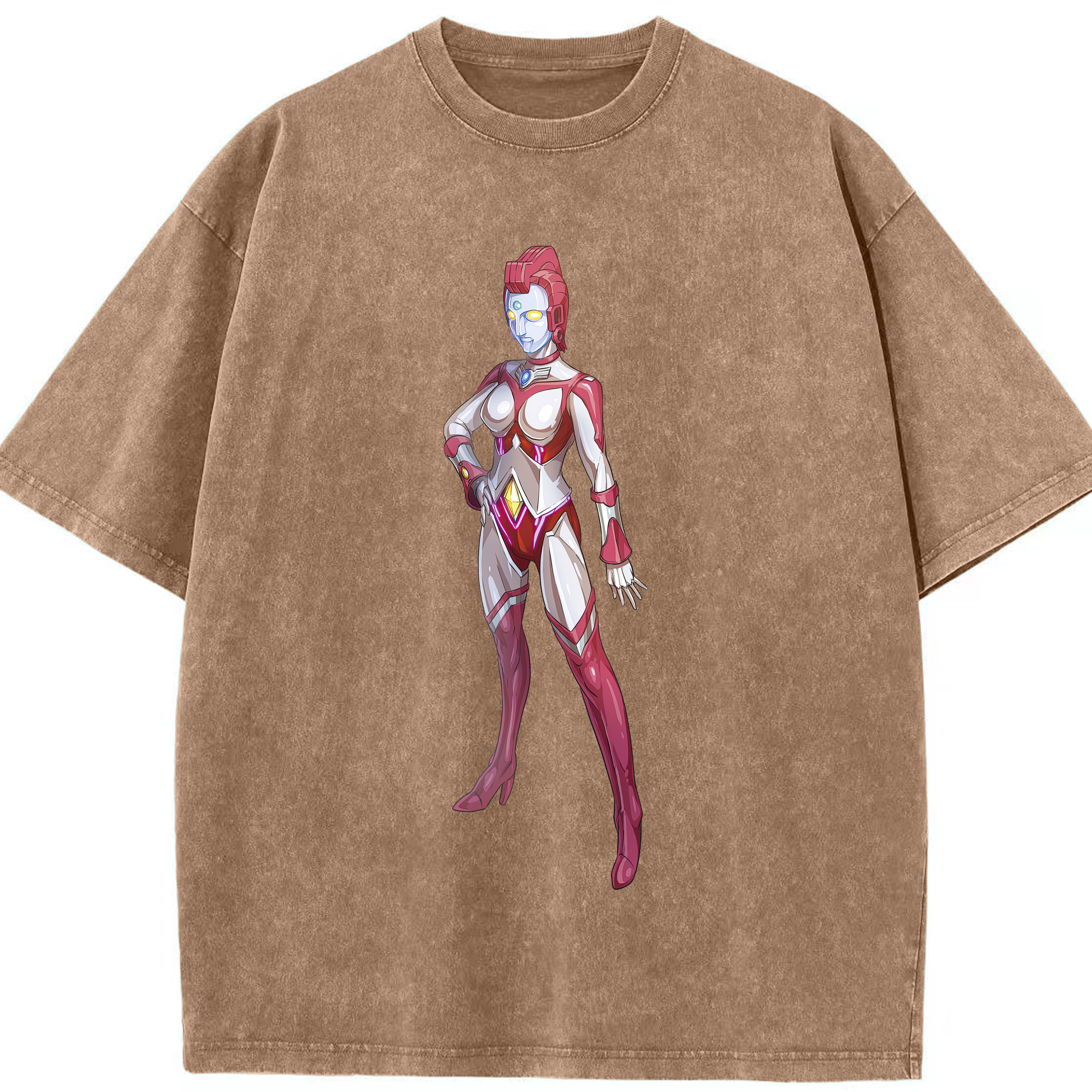 （画像用） ウルトラマン Ultraman 綿100% ヴィンテージ風 半袖Tシャツ（フロントプリント）
