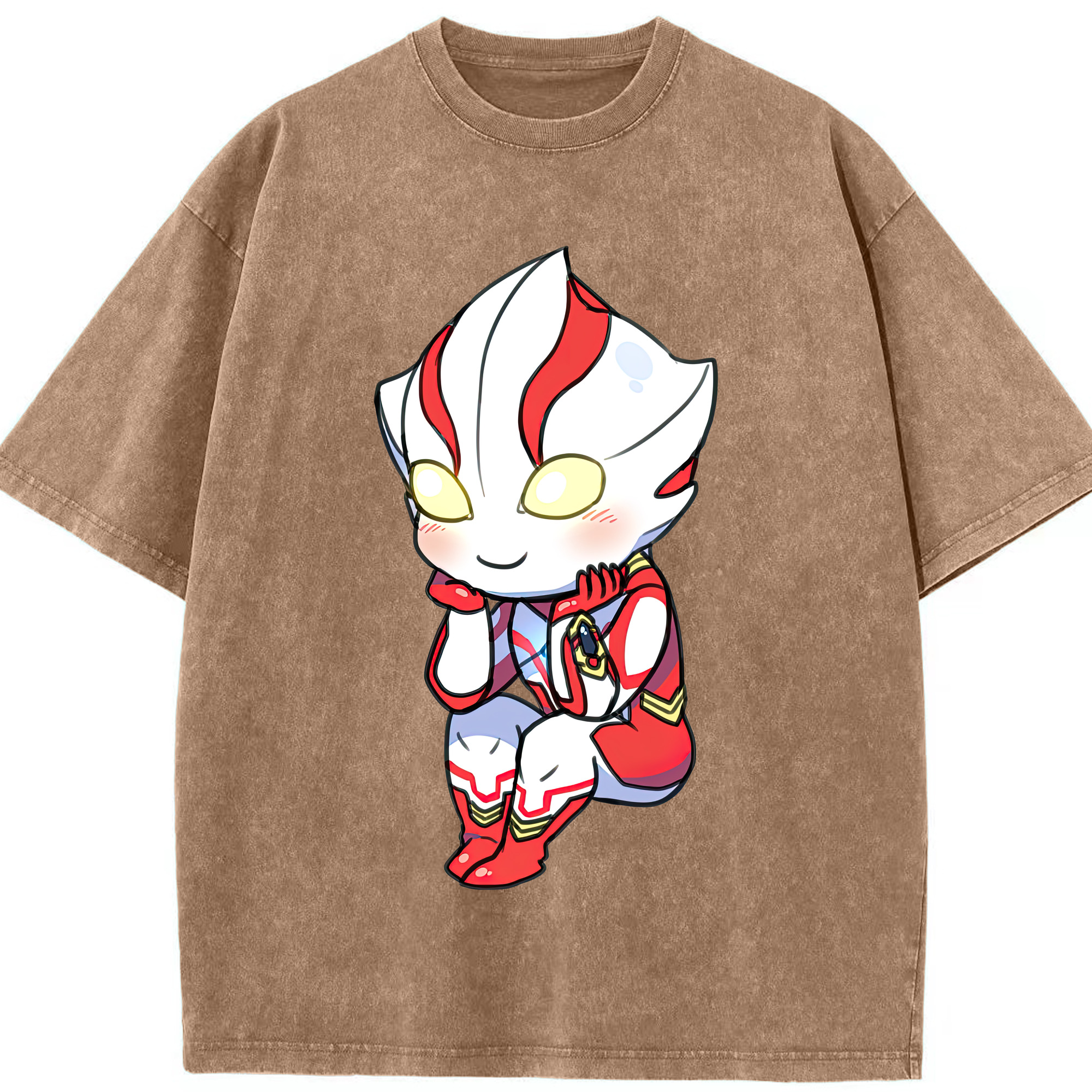 （画像用） ウルトラマン Ultraman 綿100% ヴィンテージ風 半袖Tシャツ（フロントプリント）