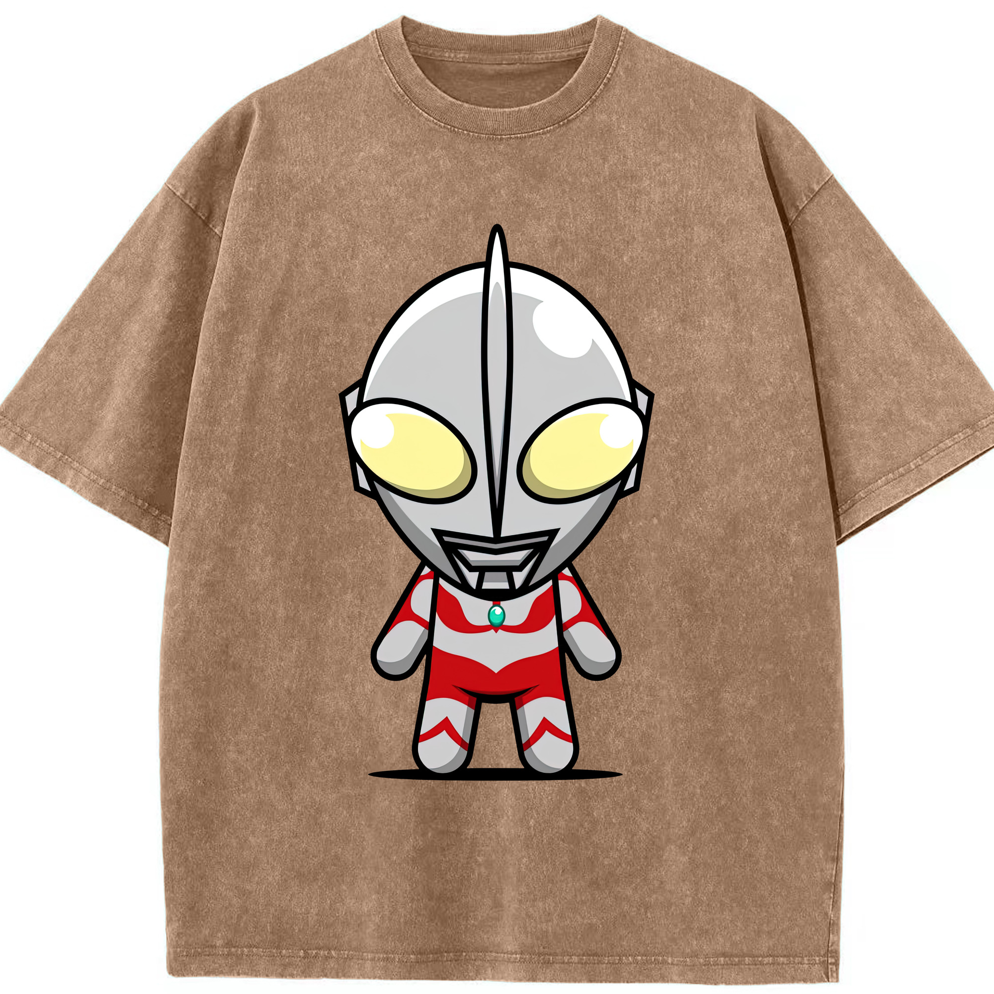 （画像用） ウルトラマン Ultraman 綿100% ヴィンテージ風 半袖Tシャツ（フロントプリント）
