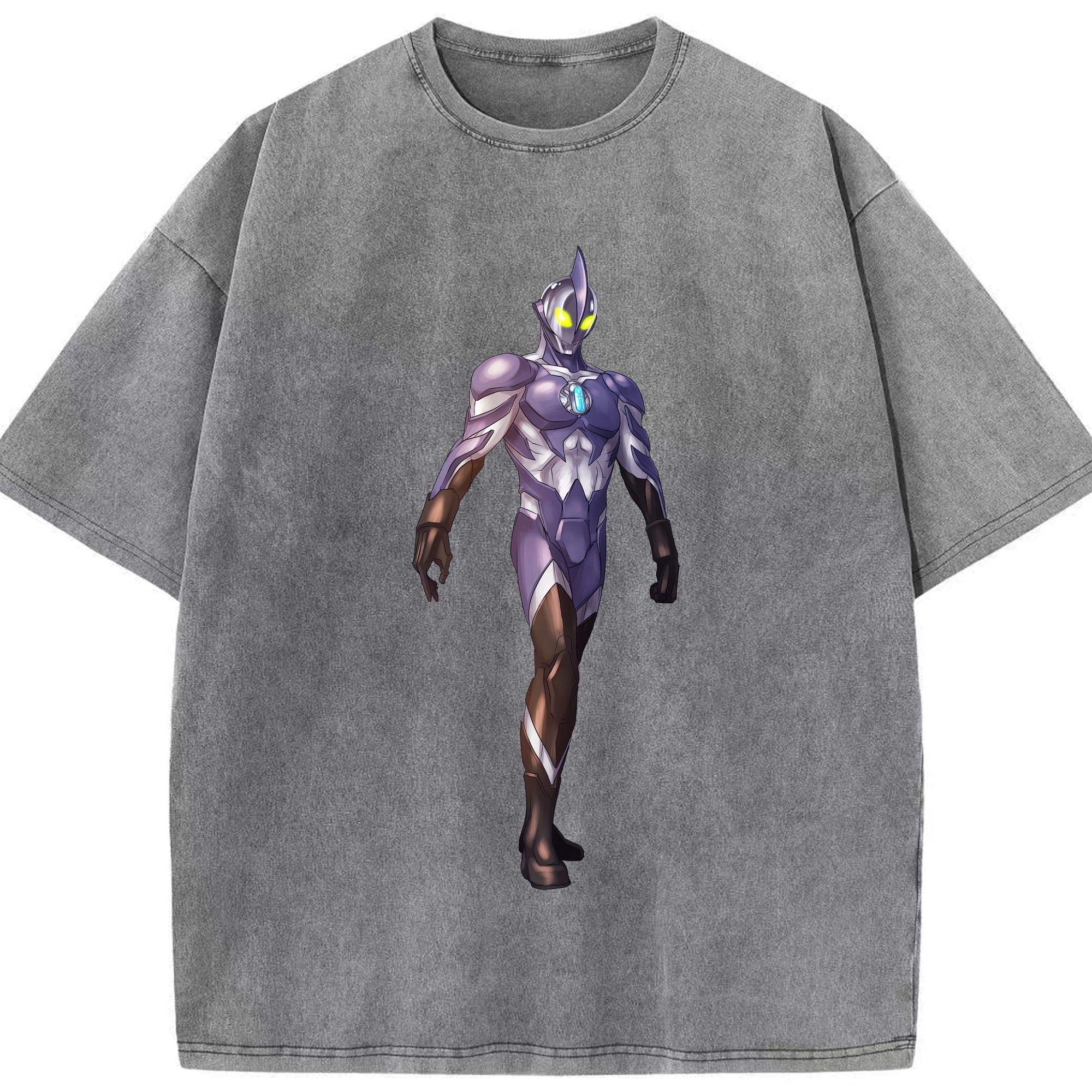 （画像用） ウルトラマン Ultraman 綿100% ヴィンテージ風 半袖Tシャツ（フロントプリント）