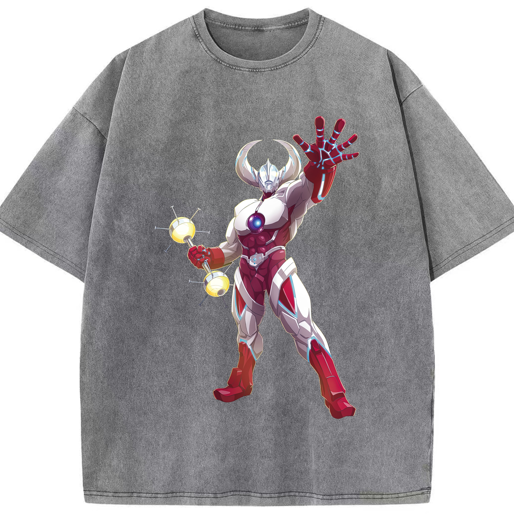（画像用） ウルトラマン Ultraman 綿100% ヴィンテージ風 半袖Tシャツ（フロントプリント）