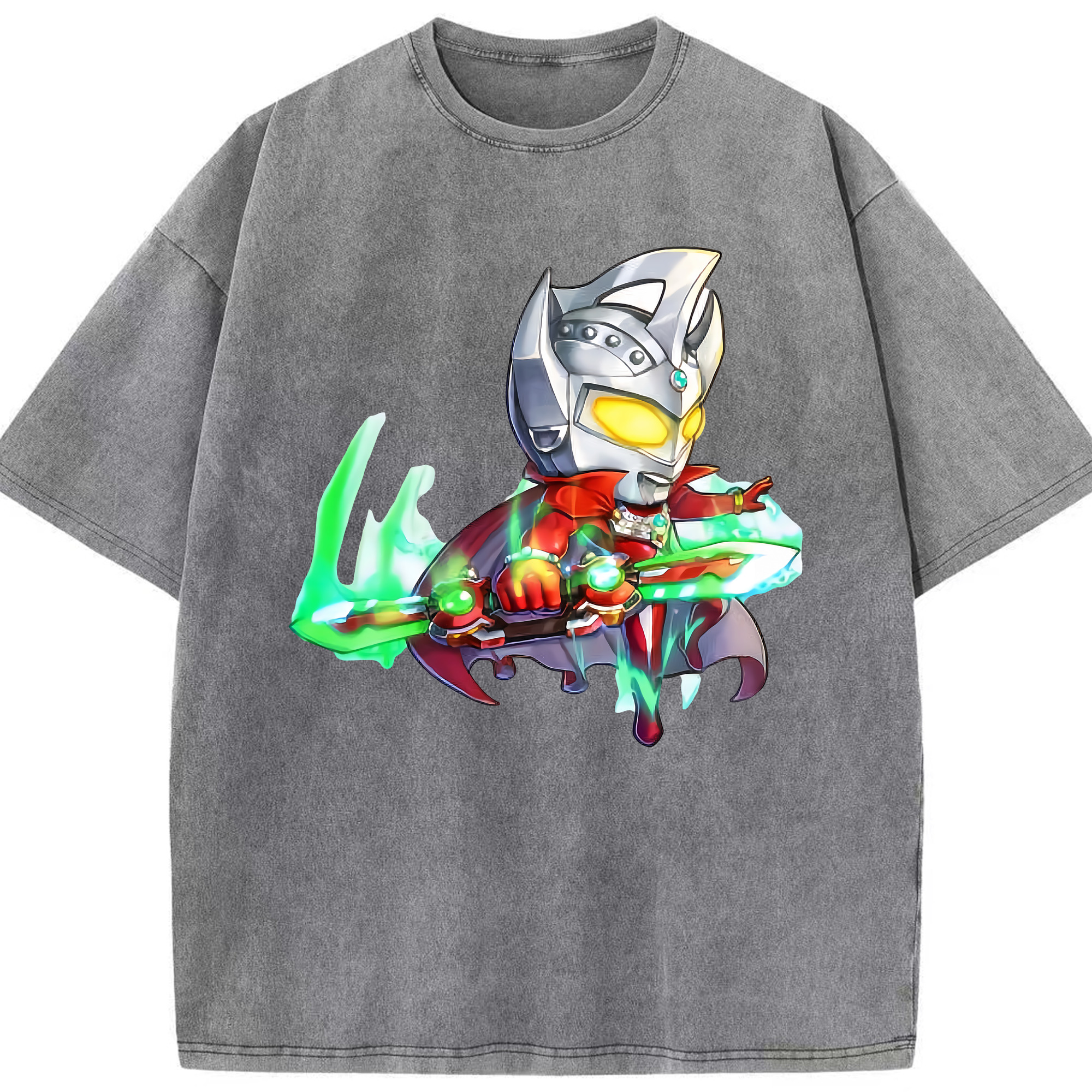 （画像用） ウルトラマン Ultraman 綿100% ヴィンテージ風 半袖Tシャツ（フロントプリント）