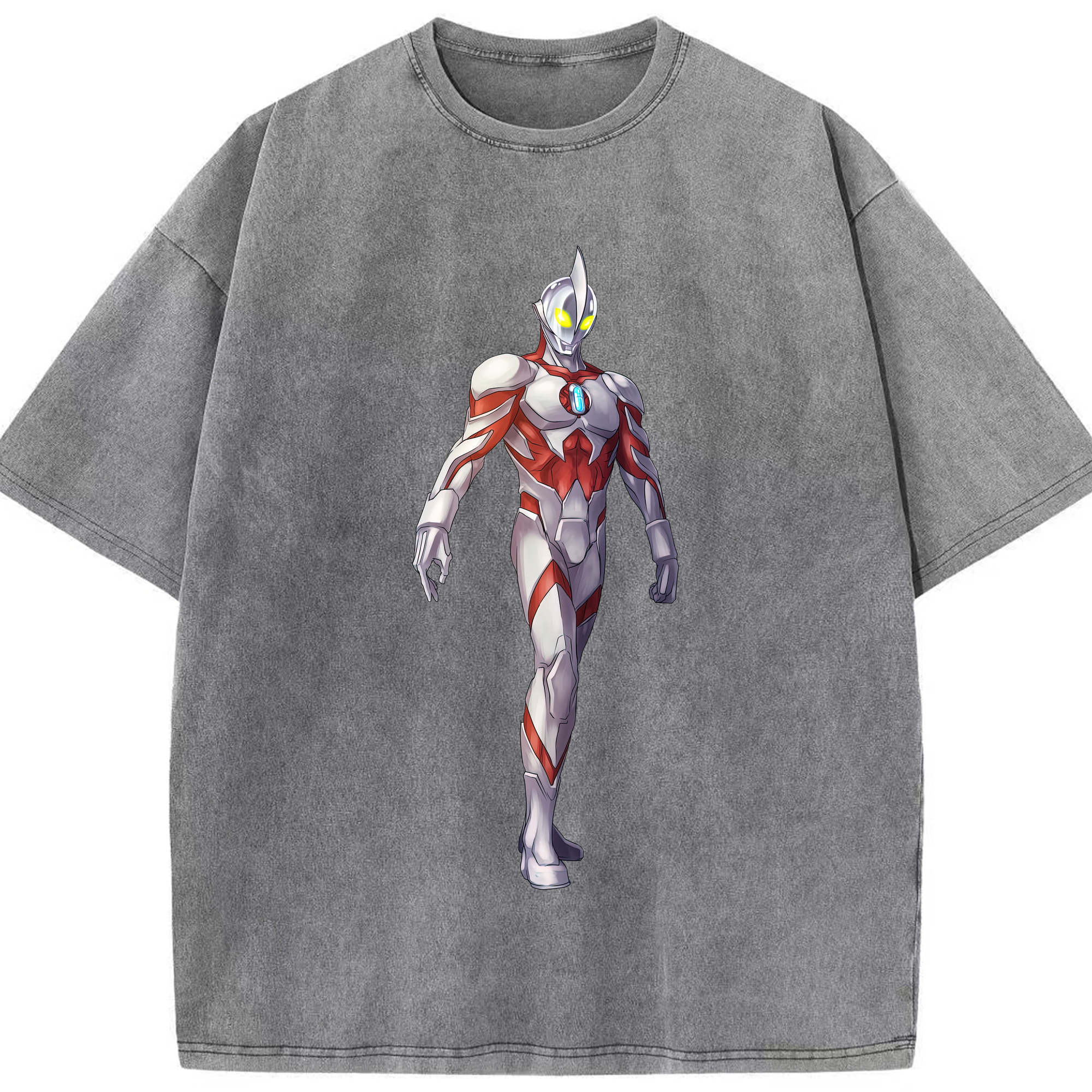 （画像用） ウルトラマン Ultraman 綿100% ヴィンテージ風 半袖Tシャツ（フロントプリント）