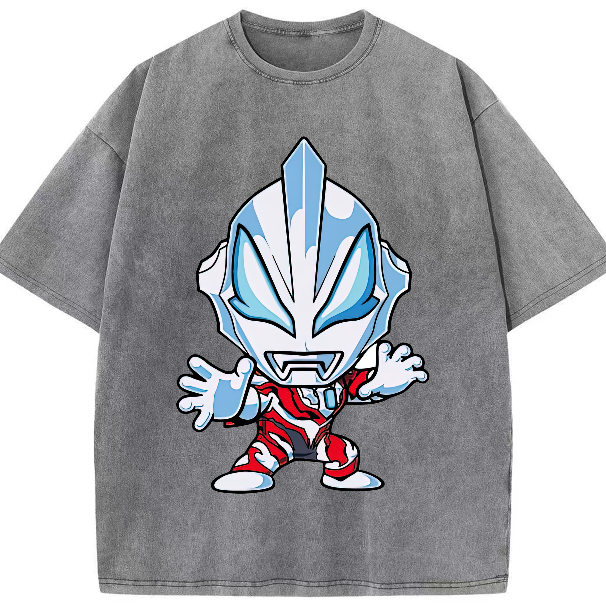 （画像用） ウルトラマン Ultraman 綿100% ヴィンテージ風 半袖Tシャツ（フロントプリント）