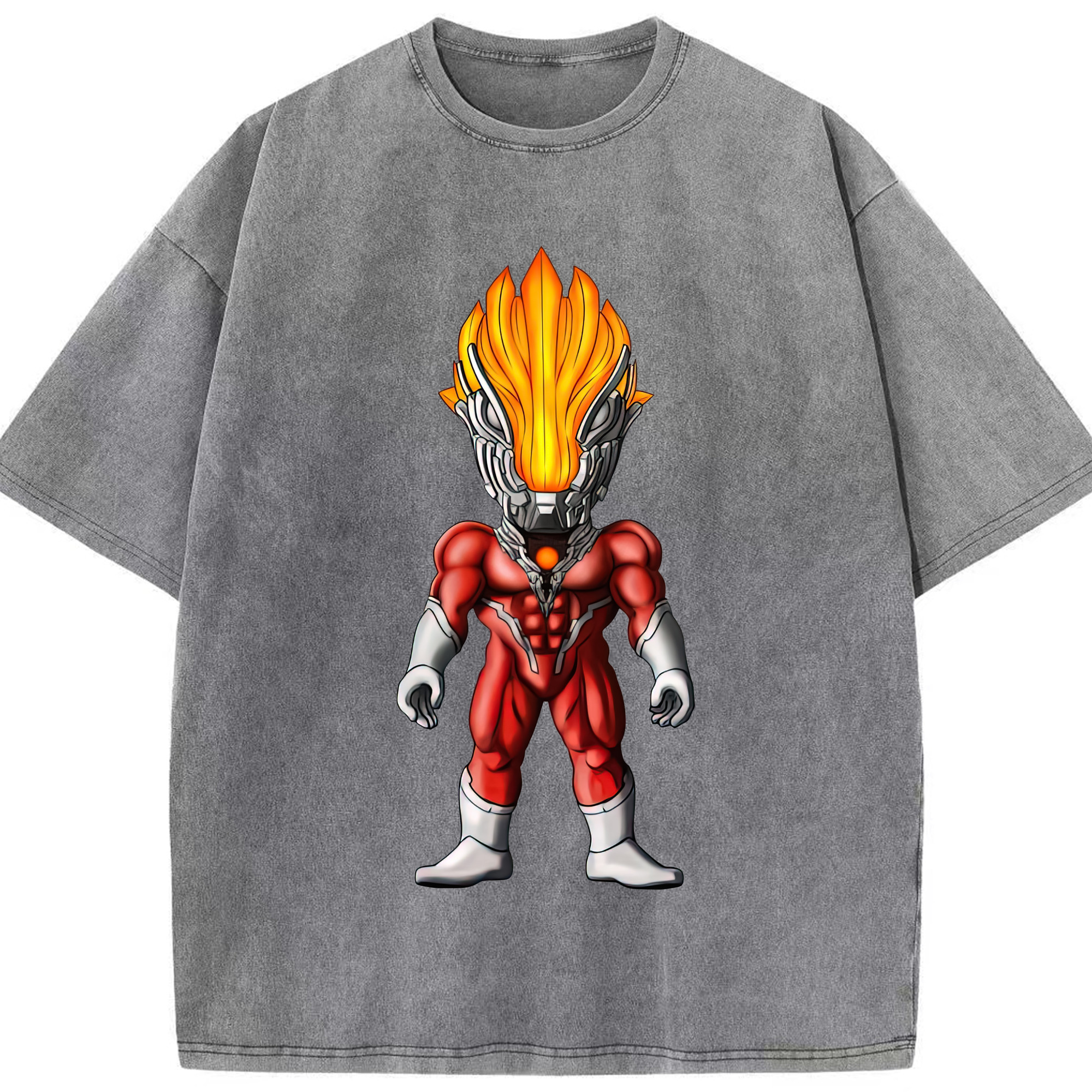 （画像用） ウルトラマン Ultraman 綿100% ヴィンテージ風 半袖Tシャツ（フロントプリント）