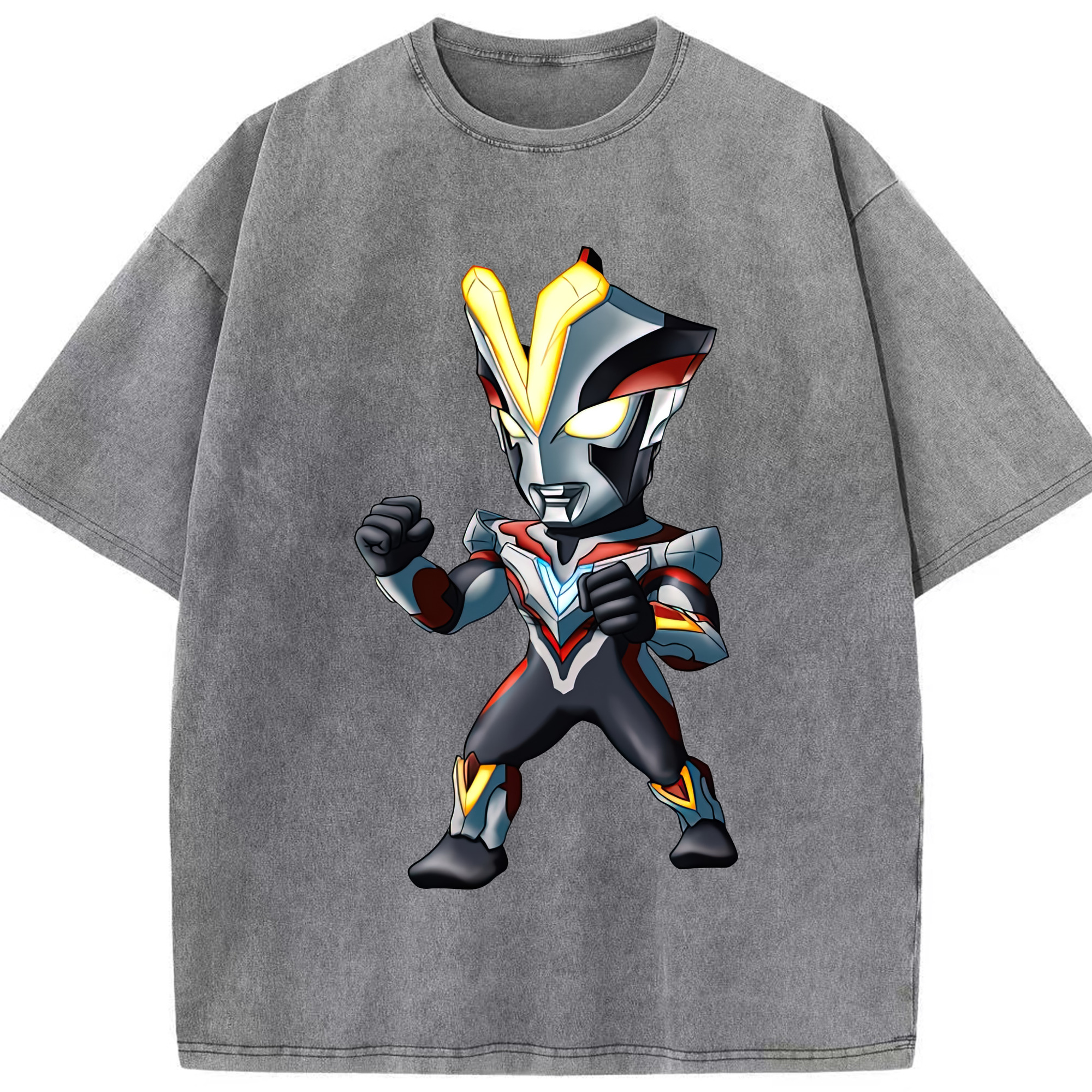 （画像用） ウルトラマン Ultraman 綿100% ヴィンテージ風 半袖Tシャツ（フロントプリント）