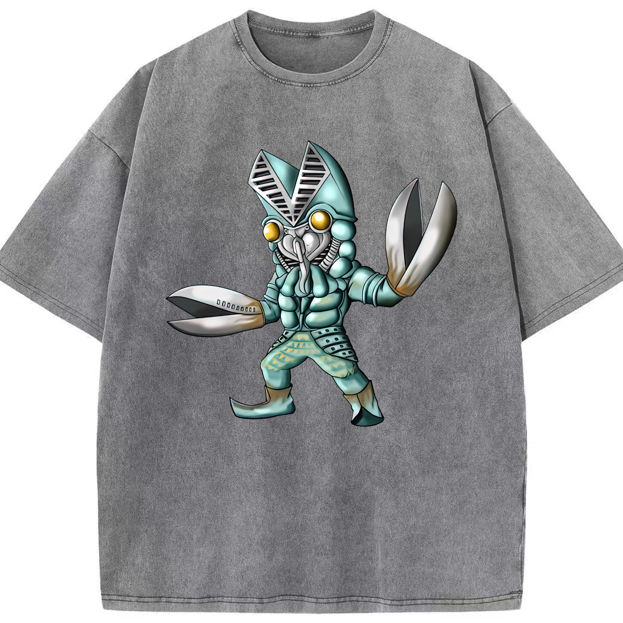 （画像用） ウルトラマン Ultraman 綿100% ヴィンテージ風 半袖Tシャツ（フロントプリント）