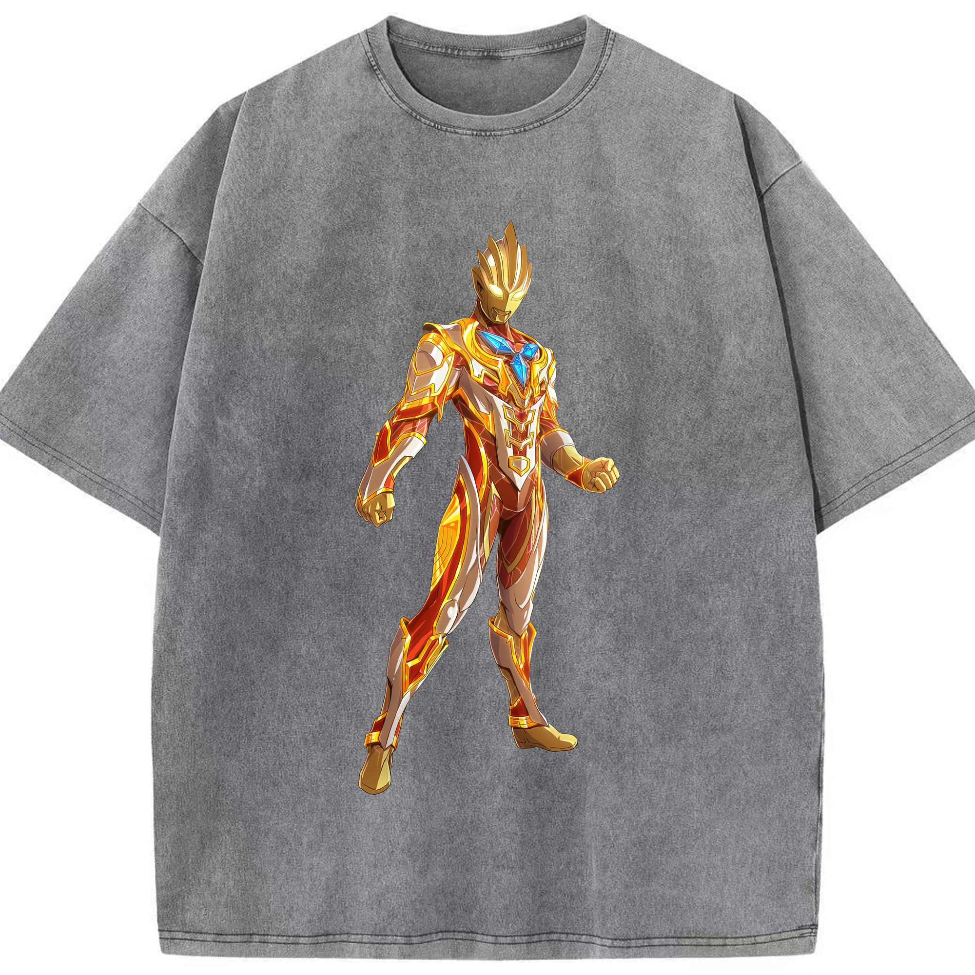 （画像用） ウルトラマン Ultraman 綿100% ヴィンテージ風 半袖Tシャツ（フロントプリント）