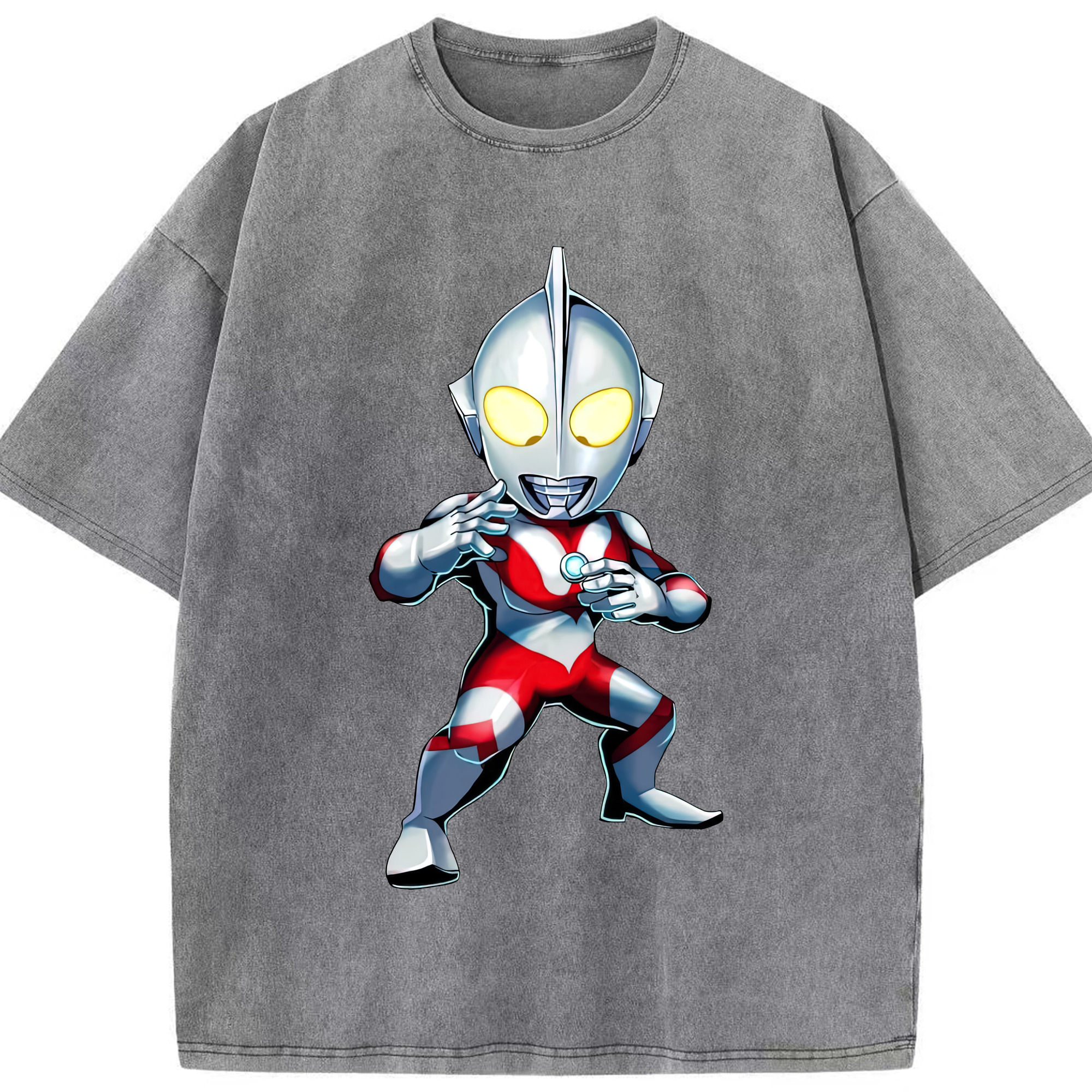 （画像用） ウルトラマン Ultraman 綿100% ヴィンテージ風 半袖Tシャツ（フロントプリント）