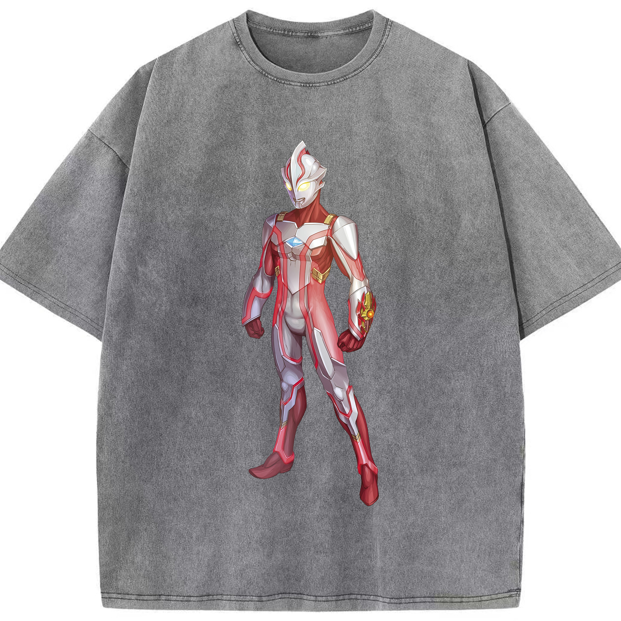 （画像用） ウルトラマン Ultraman 綿100% ヴィンテージ風 半袖Tシャツ（フロントプリント）