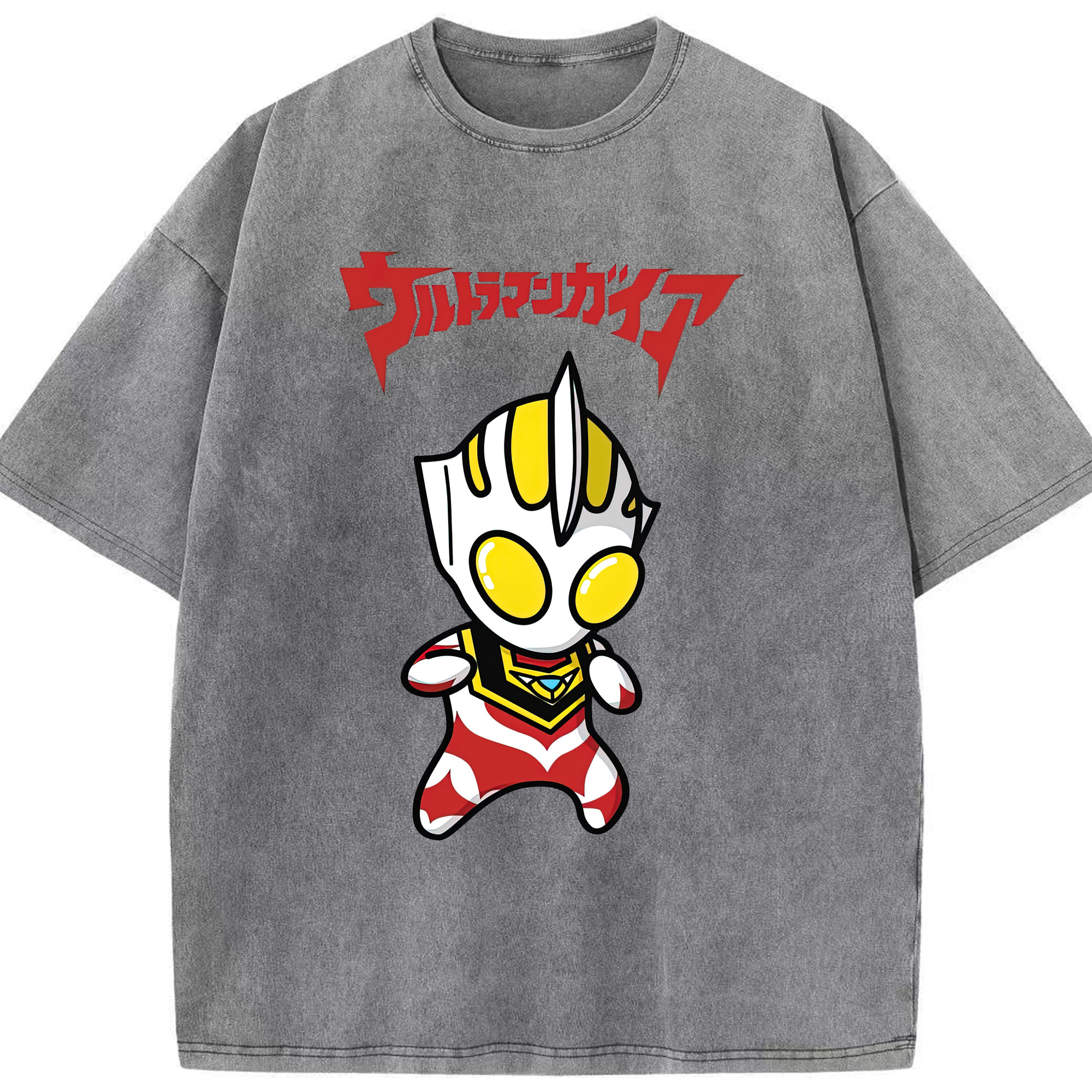 （画像用） ウルトラマン Ultraman 綿100% ヴィンテージ風 半袖Tシャツ（フロントプリント）
