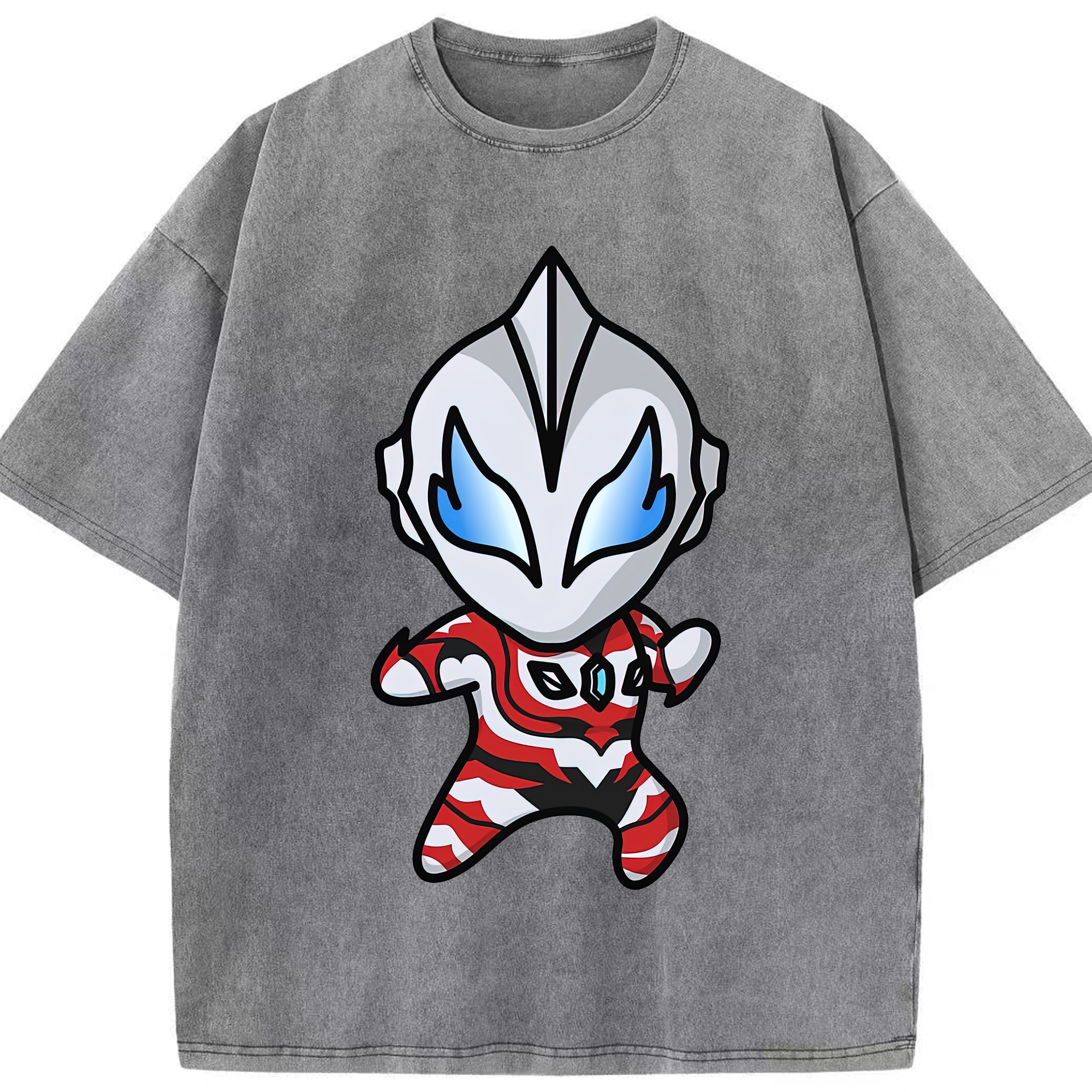 （画像用） ウルトラマン Ultraman 綿100% ヴィンテージ風 半袖Tシャツ（フロントプリント）
