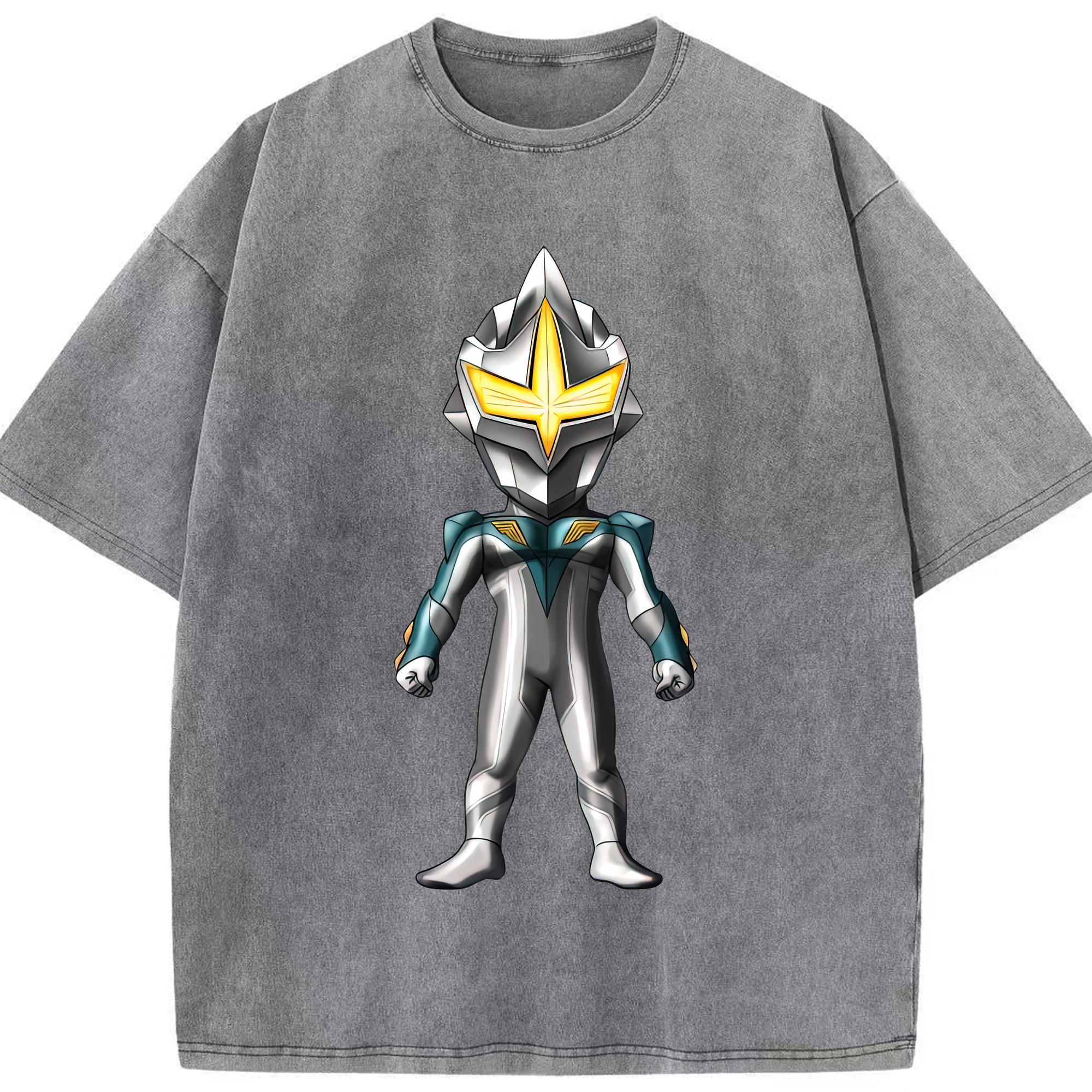 （画像用） ウルトラマン Ultraman 綿100% ヴィンテージ風 半袖Tシャツ（フロントプリント）
