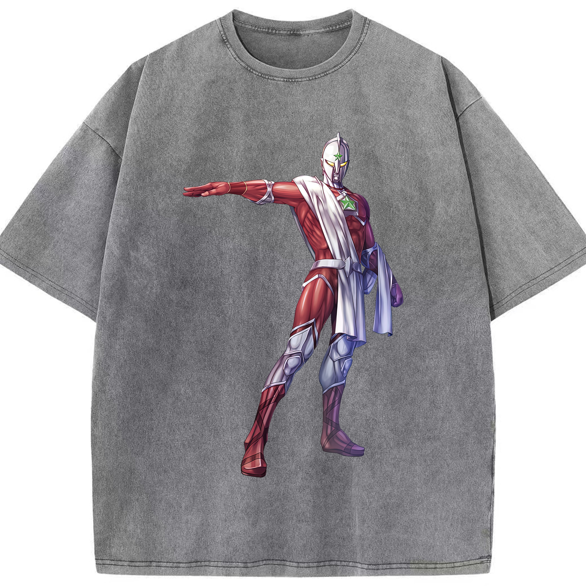 （画像用） ウルトラマン Ultraman 綿100% ヴィンテージ風 半袖Tシャツ（フロントプリント）