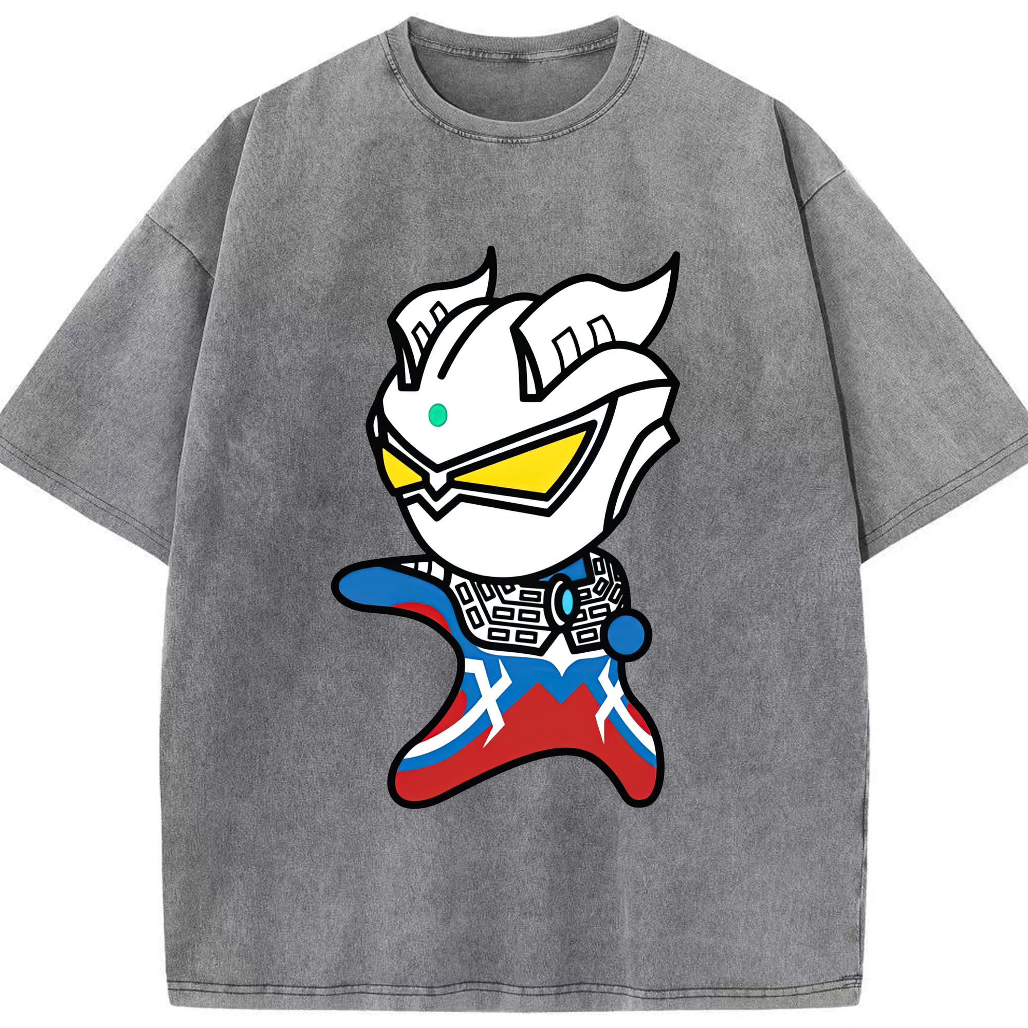 （画像用） ウルトラマン Ultraman 綿100% ヴィンテージ風 半袖Tシャツ（フロントプリント）