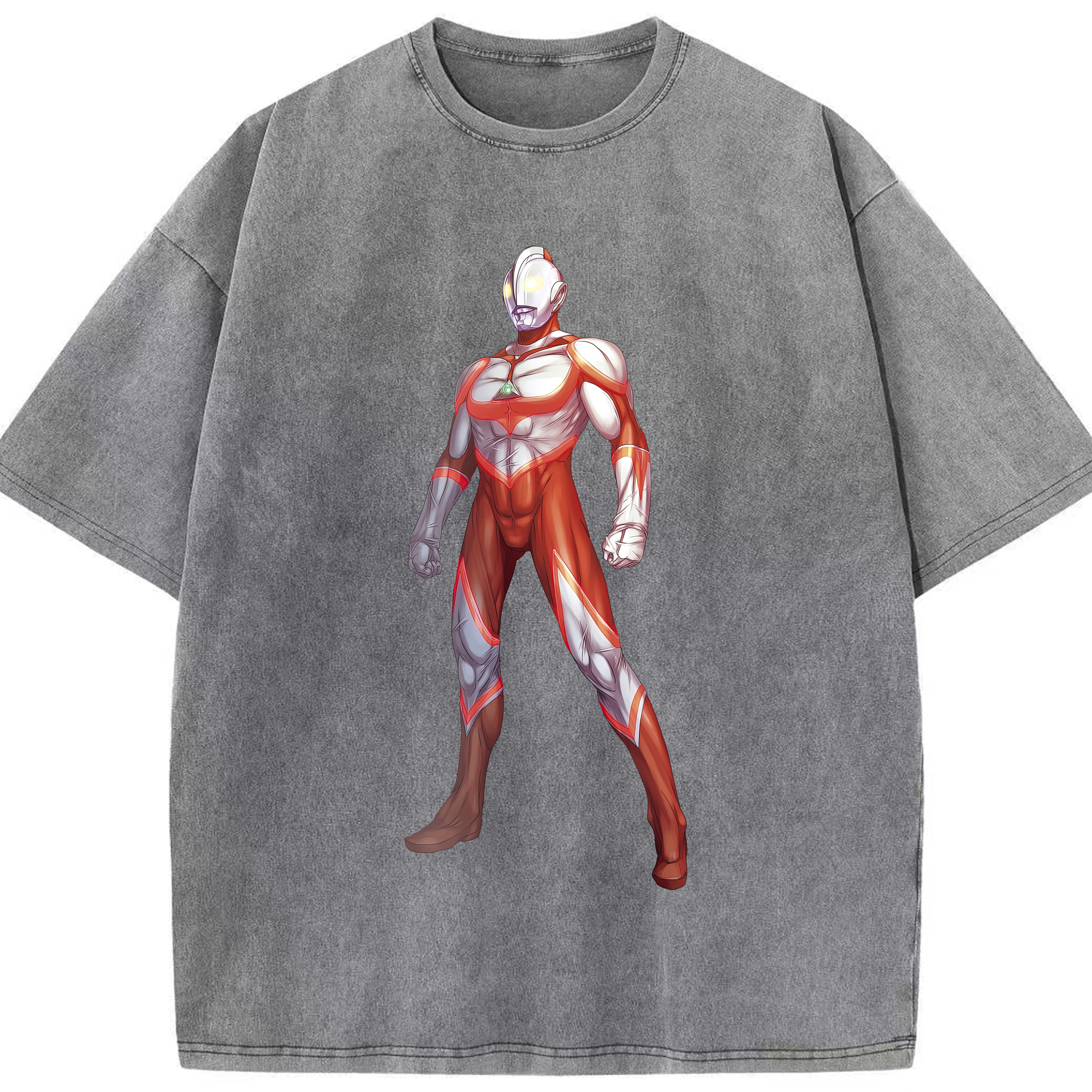 （画像用） ウルトラマン Ultraman 綿100% ヴィンテージ風 半袖Tシャツ（フロントプリント）