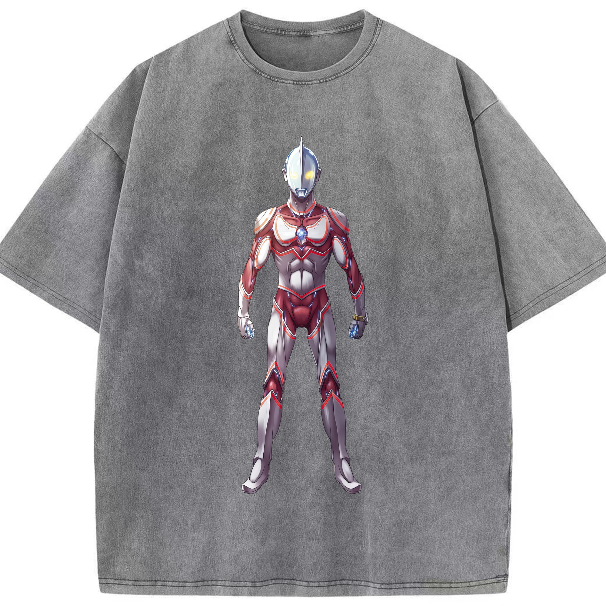 （画像用） ウルトラマン Ultraman 綿100% ヴィンテージ風 半袖Tシャツ（フロントプリント）