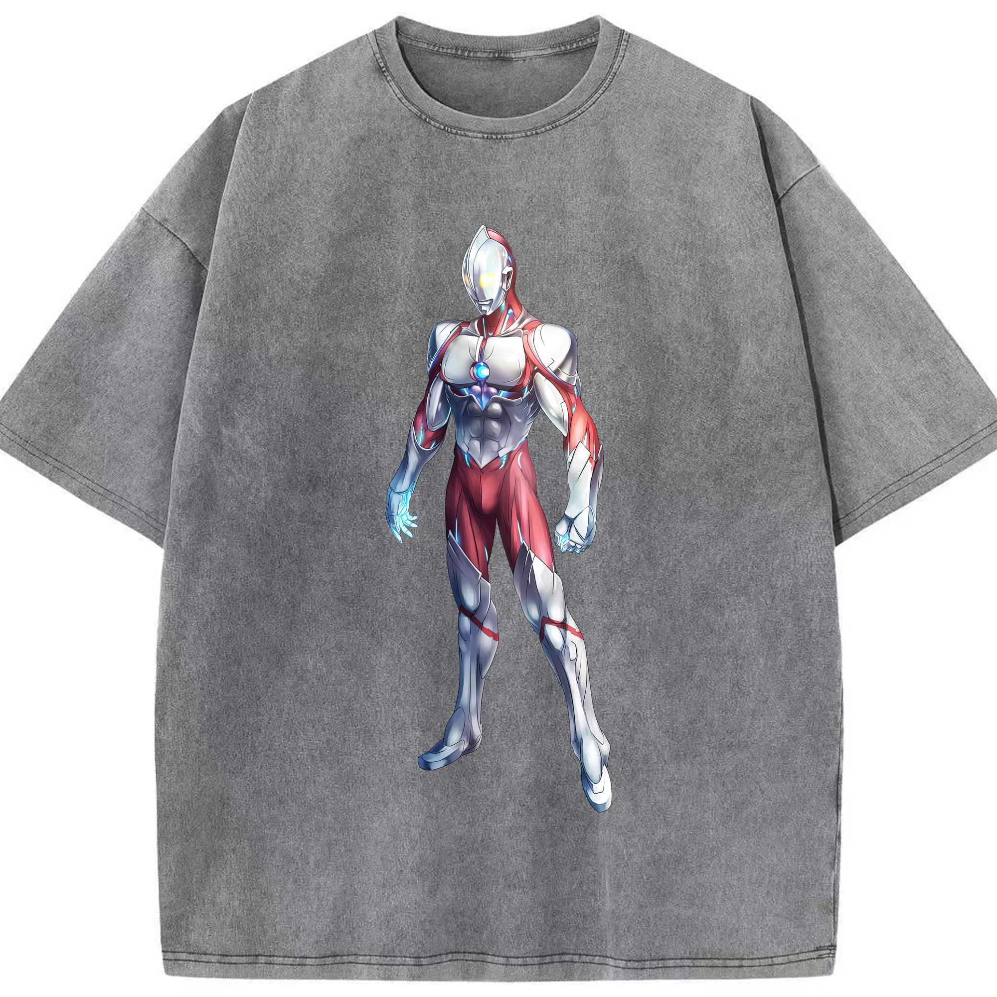 （画像用） ウルトラマン Ultraman 綿100% ヴィンテージ風 半袖Tシャツ（フロントプリント）