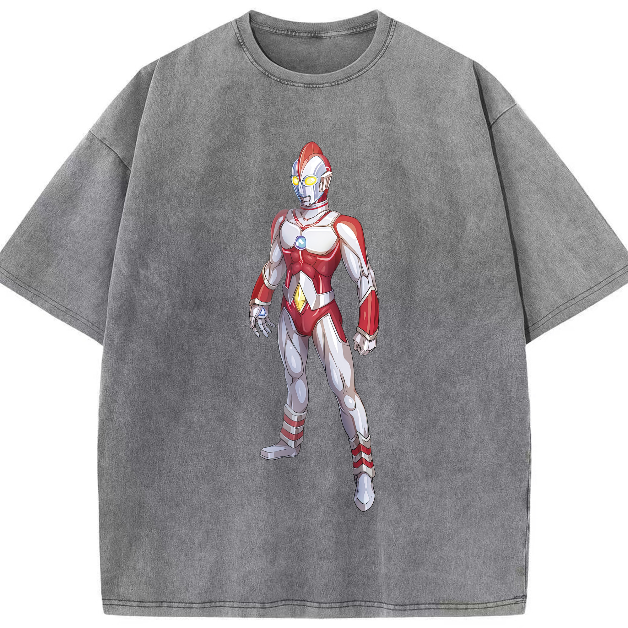 （画像用） ウルトラマン Ultraman 綿100% ヴィンテージ風 半袖Tシャツ（フロントプリント）