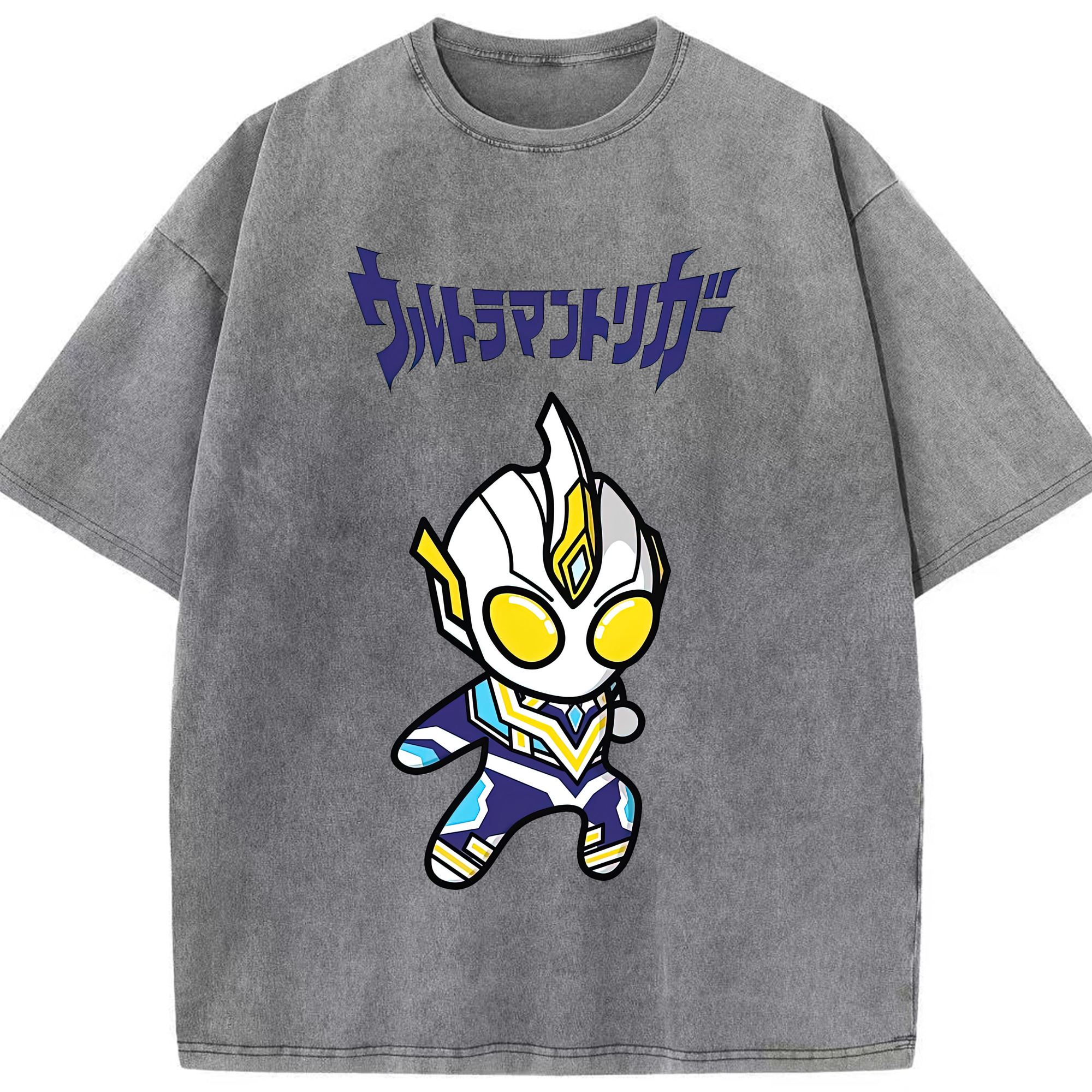 （画像用） ウルトラマン Ultraman 綿100% ヴィンテージ風 半袖Tシャツ（フロントプリント）