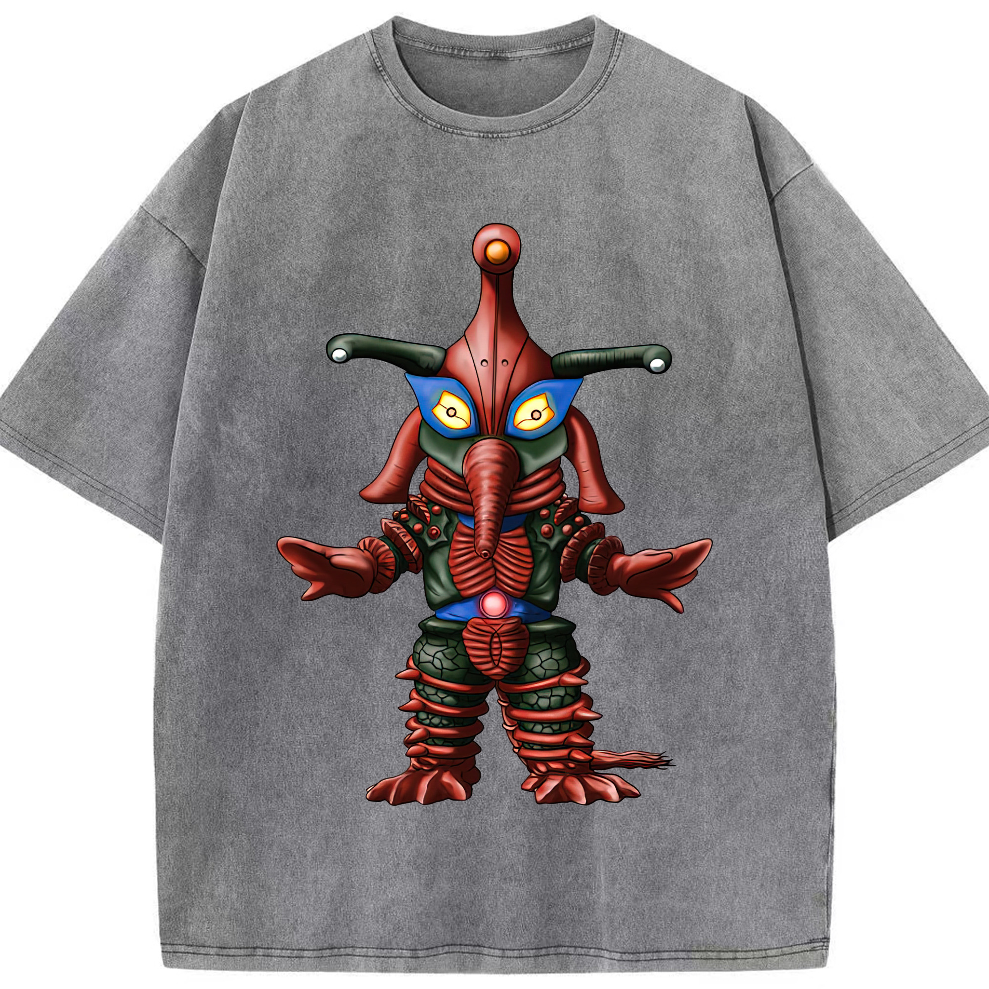 （画像用） ウルトラマン Ultraman 綿100% ヴィンテージ風 半袖Tシャツ（フロントプリント）