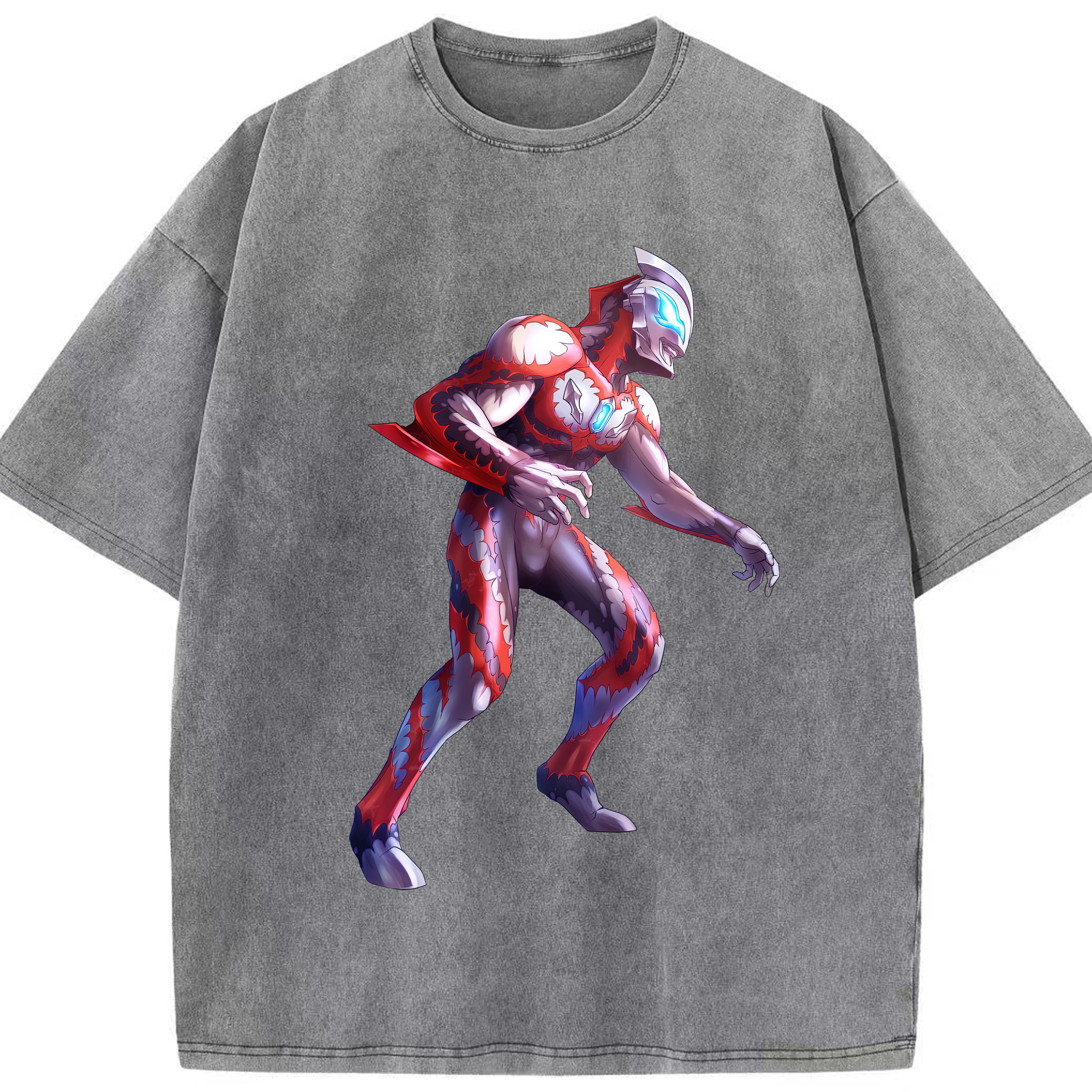 （画像用） ウルトラマン Ultraman 綿100% ヴィンテージ風 半袖Tシャツ（フロントプリント）