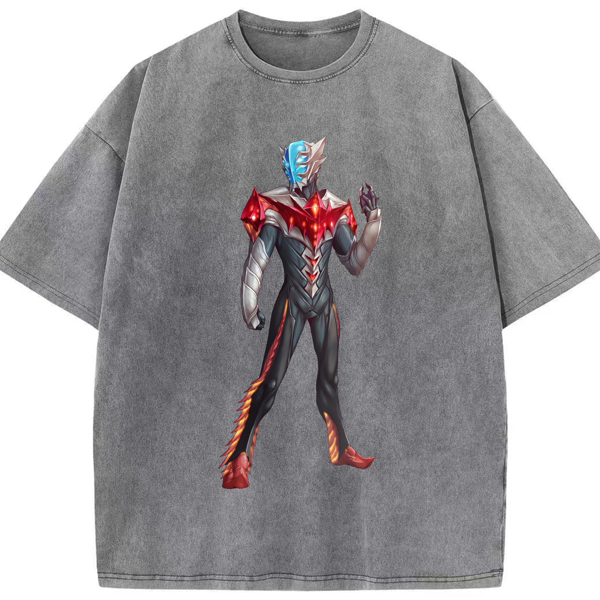 （画像用） ウルトラマン Ultraman 綿100% ヴィンテージ風 半袖Tシャツ（フロントプリント）