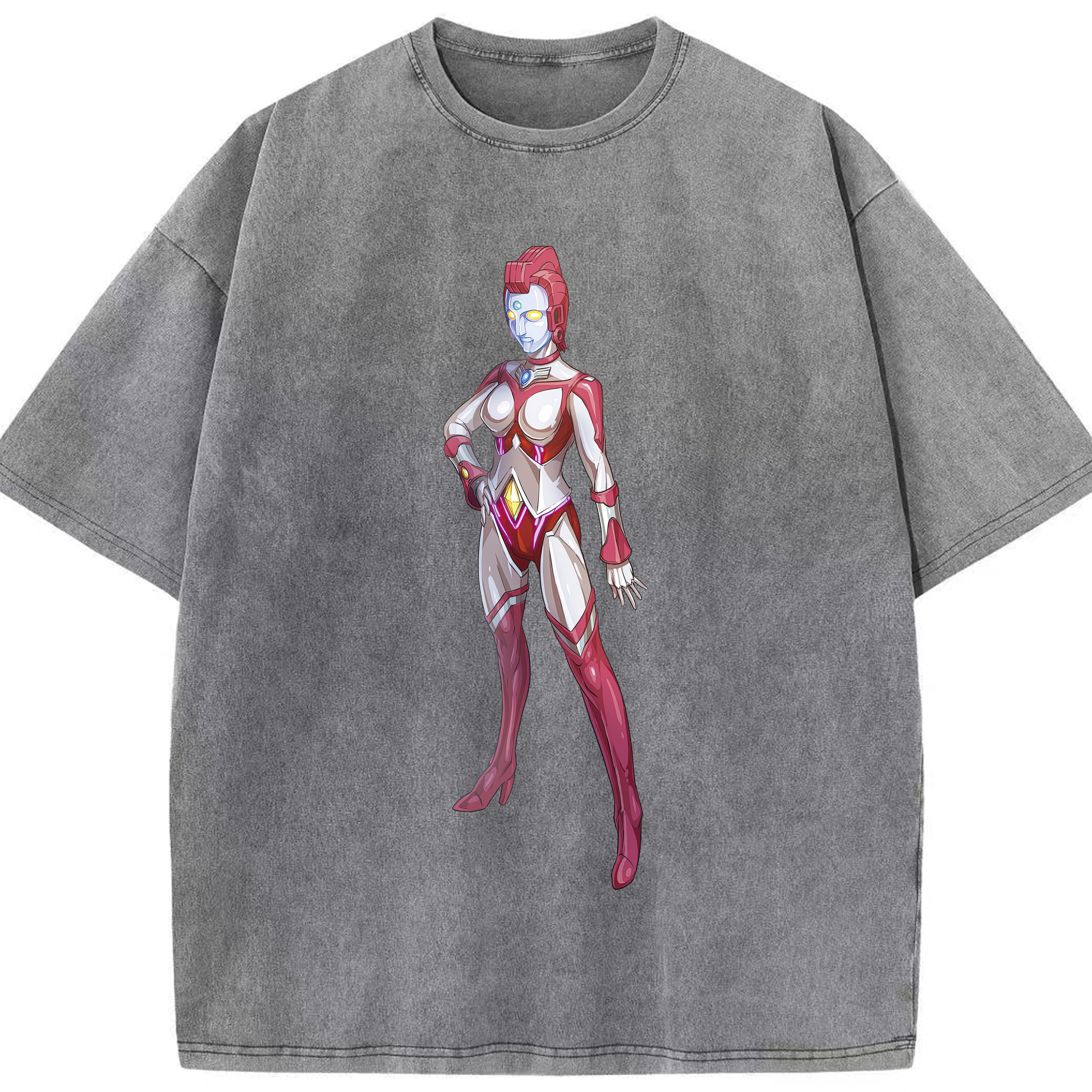 （画像用） ウルトラマン Ultraman 綿100% ヴィンテージ風 半袖Tシャツ（フロントプリント）