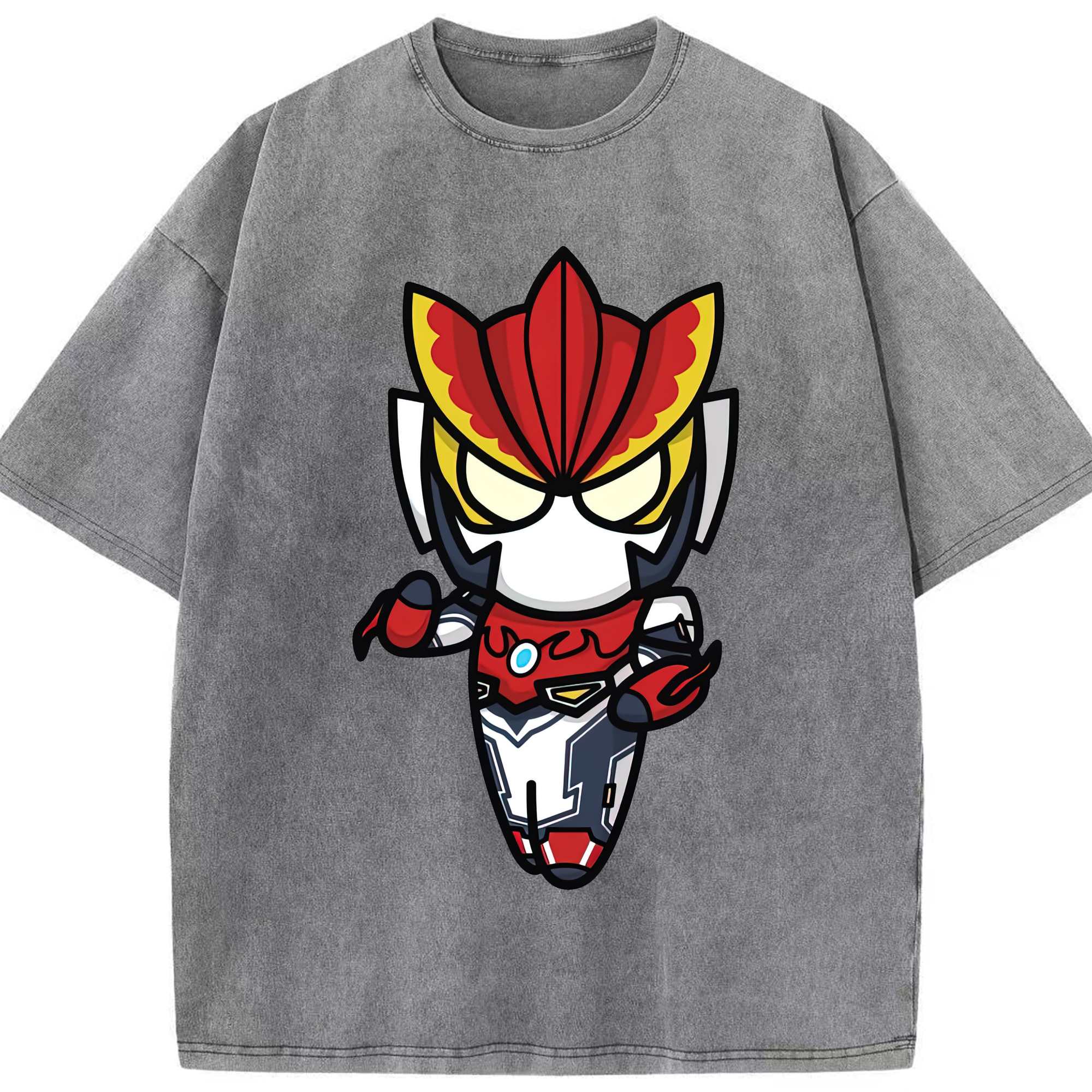 （画像用） ウルトラマン Ultraman 綿100% ヴィンテージ風 半袖Tシャツ（フロントプリント）