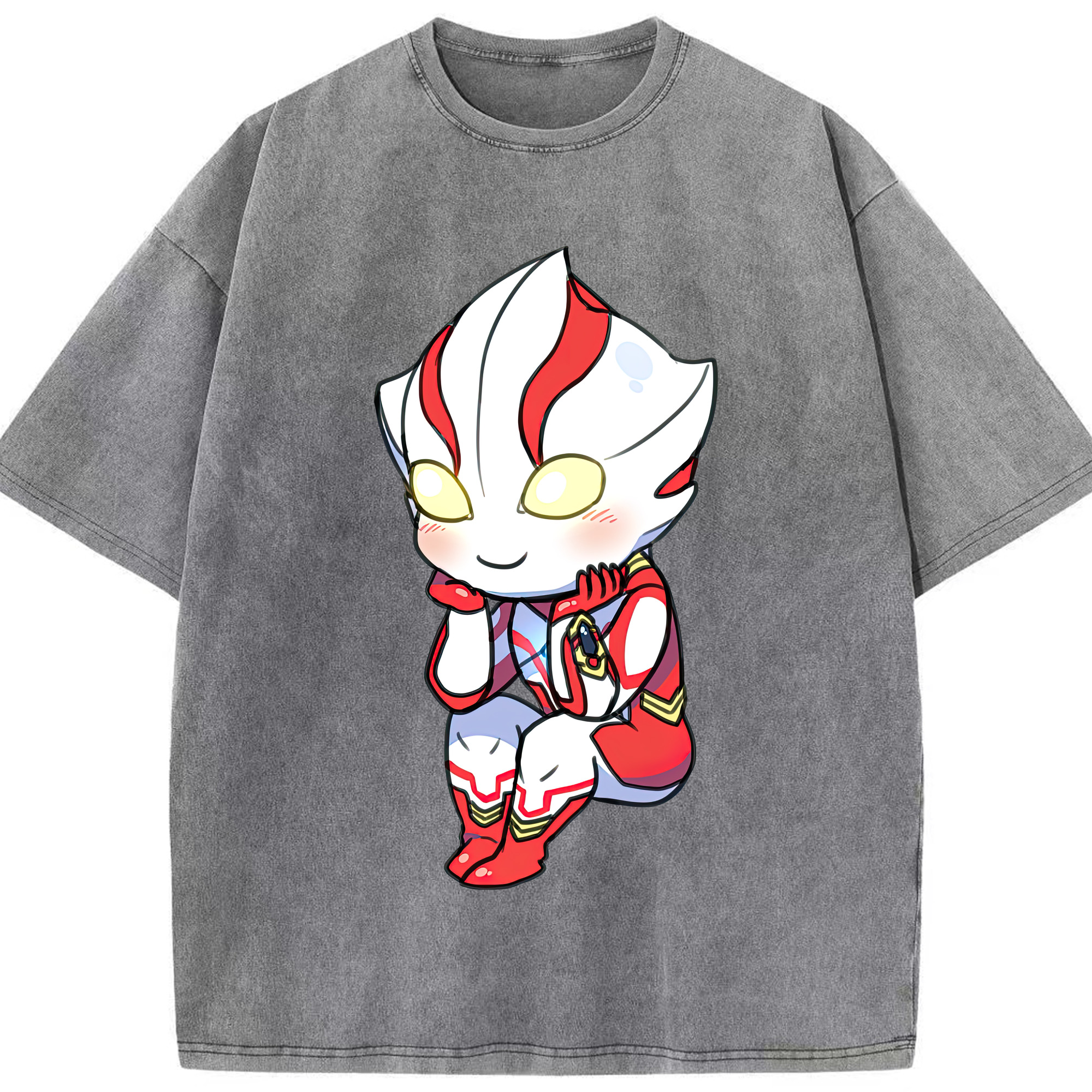 （画像用） ウルトラマン Ultraman 綿100% ヴィンテージ風 半袖Tシャツ（フロントプリント）