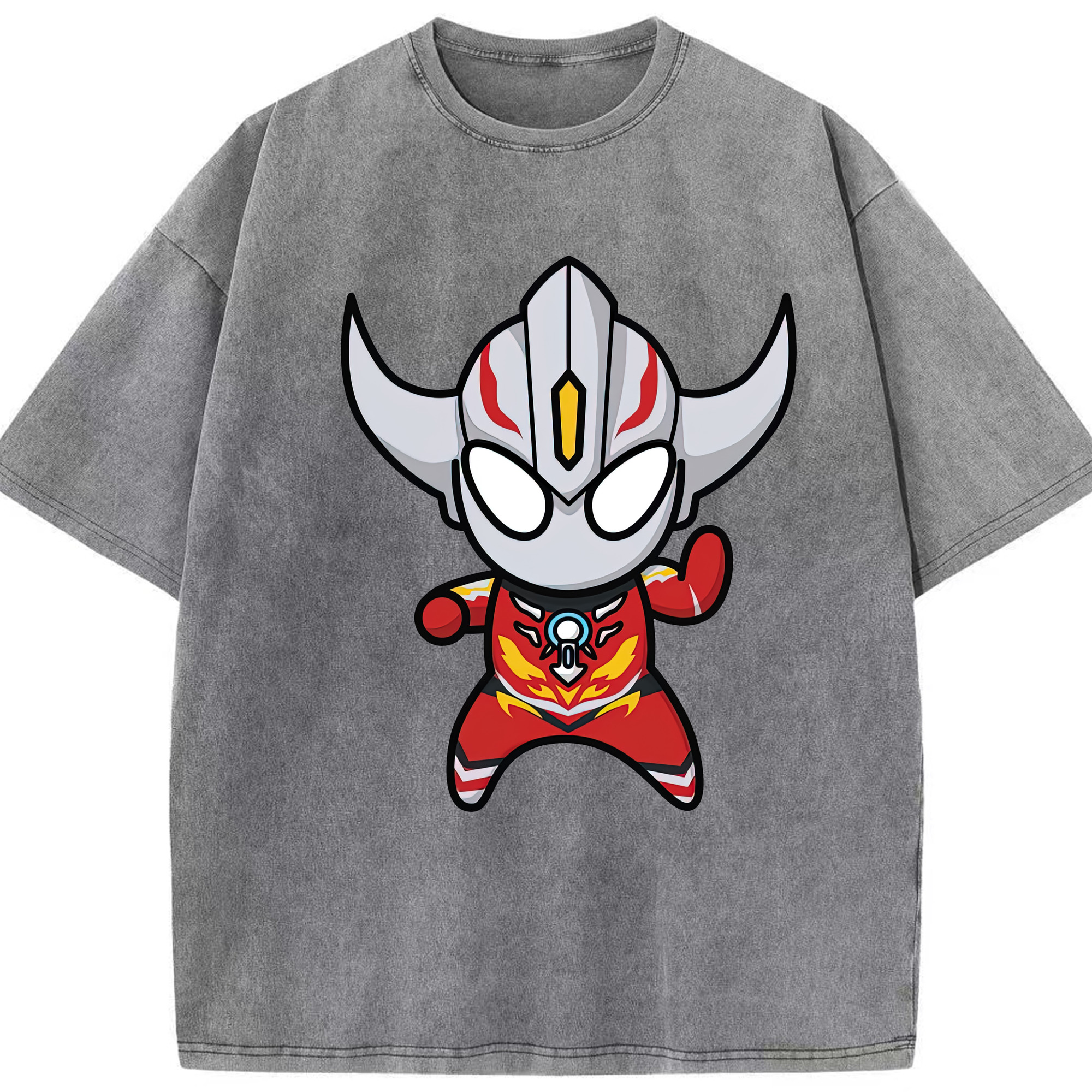 （画像用） ウルトラマン Ultraman 綿100% ヴィンテージ風 半袖Tシャツ（フロントプリント）