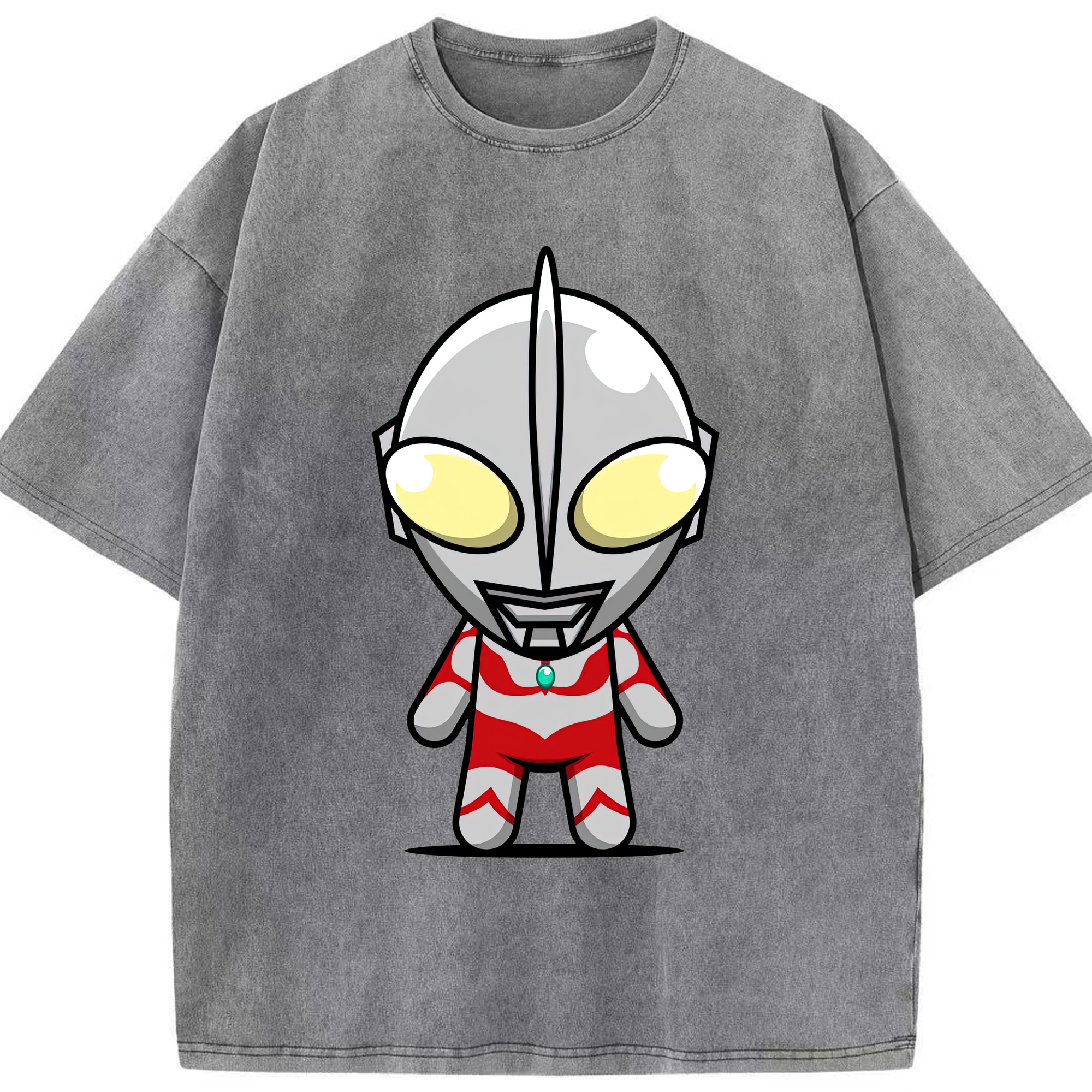 （画像用） ウルトラマン Ultraman 綿100% ヴィンテージ風 半袖Tシャツ（フロントプリント）