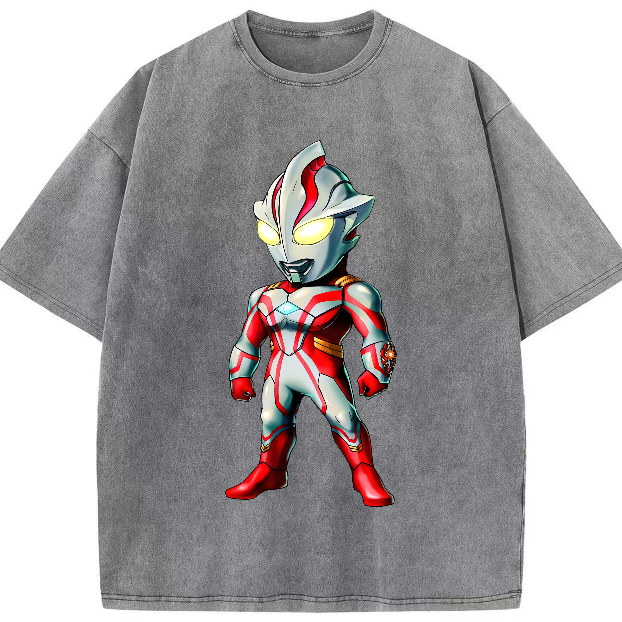 （画像用） ウルトラマン Ultraman 綿100% ヴィンテージ風 半袖Tシャツ（フロントプリント）