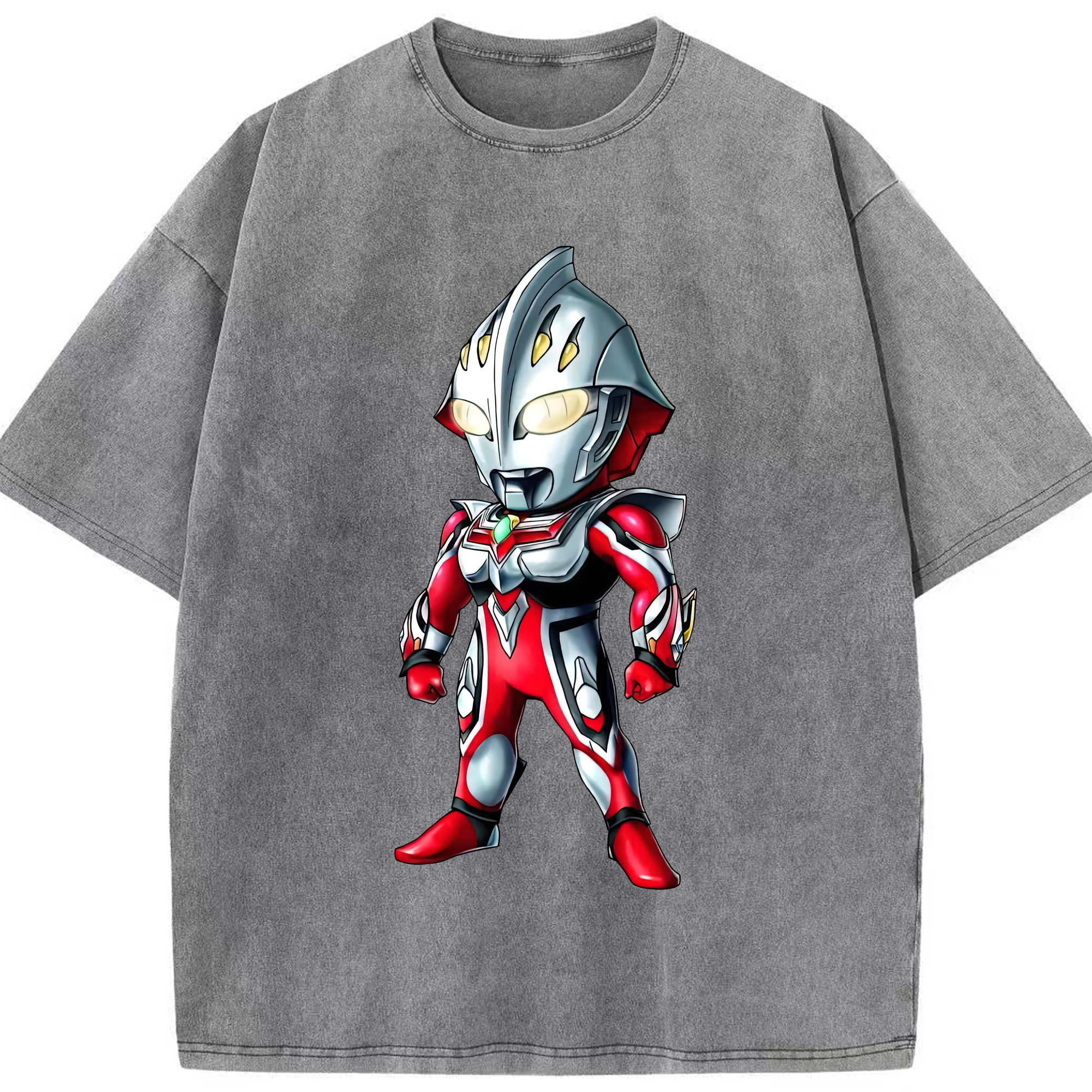 （画像用） ウルトラマン Ultraman 綿100% ヴィンテージ風 半袖Tシャツ（フロントプリント）