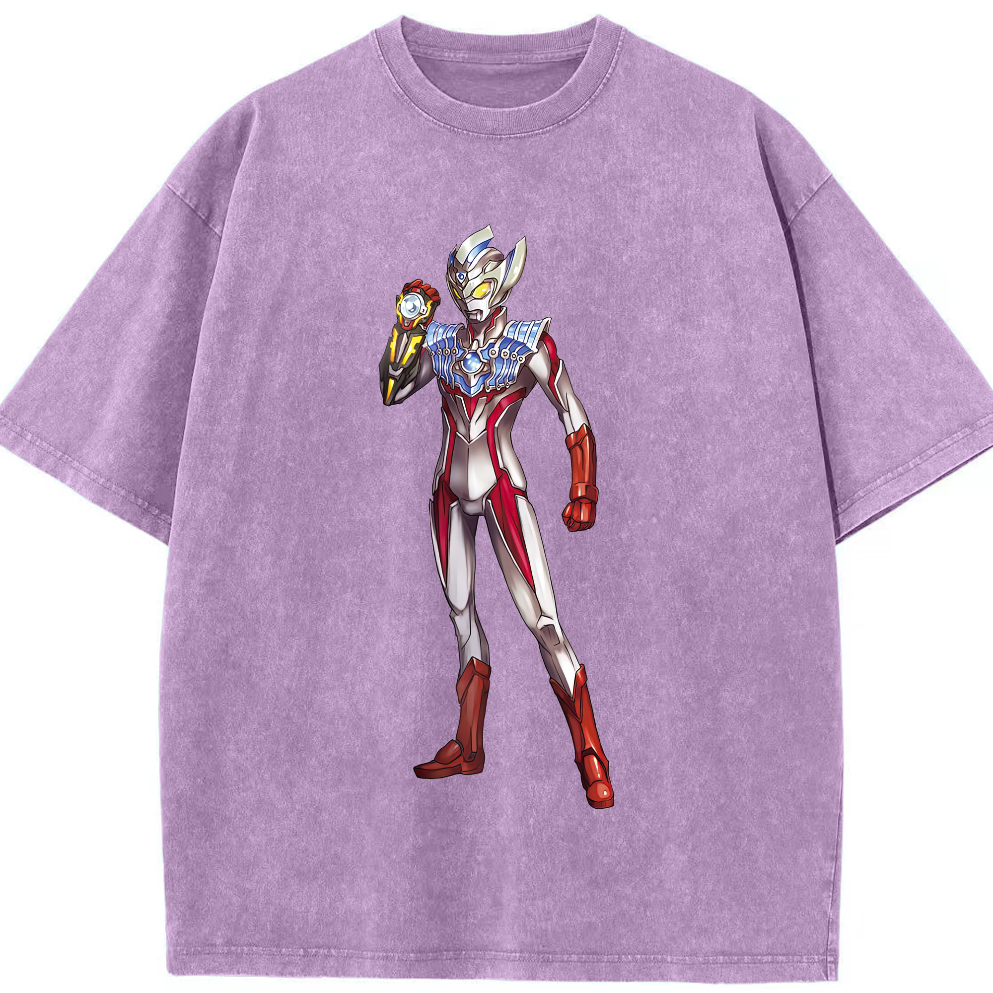 （画像用） ウルトラマン Ultraman 綿100% ヴィンテージ風 半袖Tシャツ（フロントプリント）
