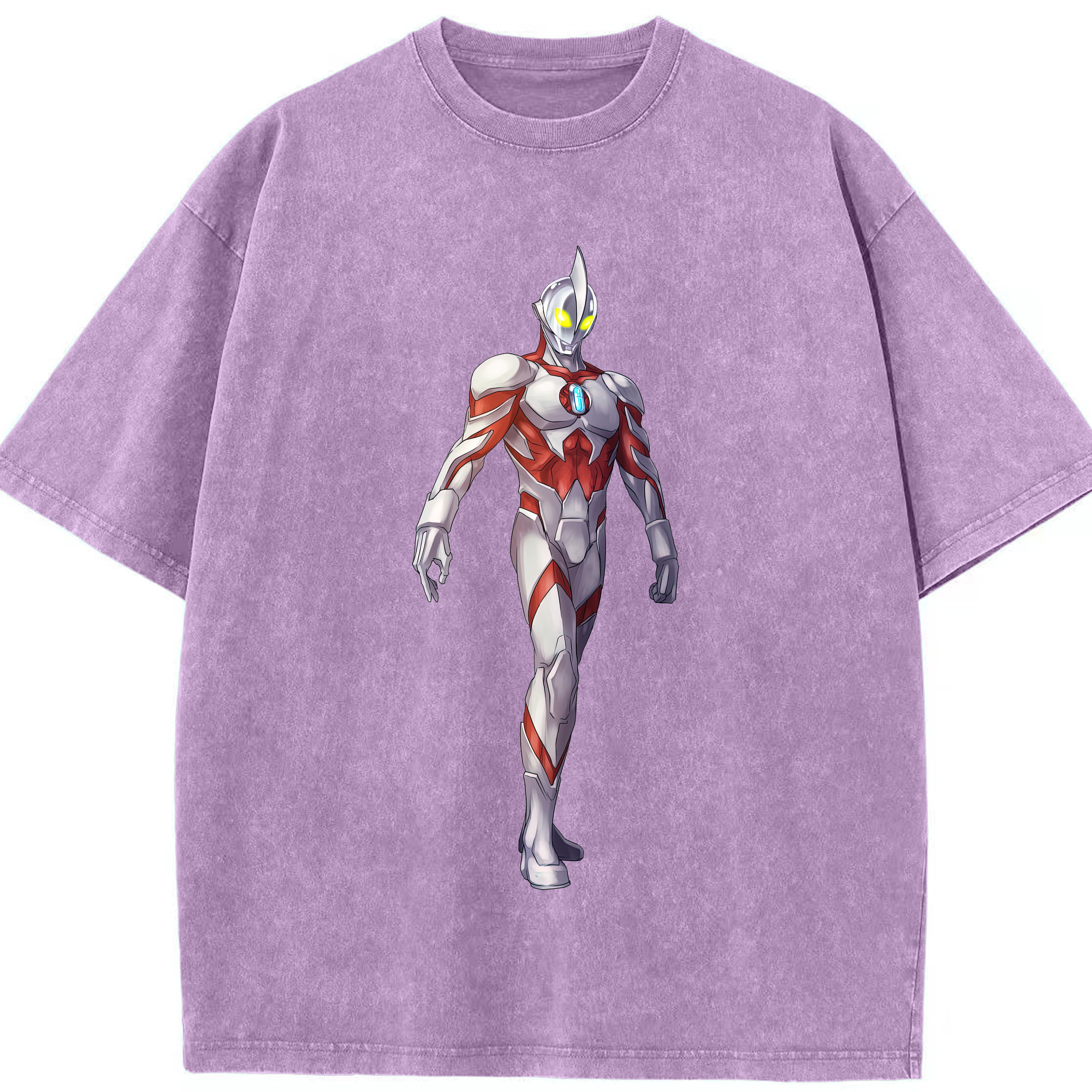 （画像用） ウルトラマン Ultraman 綿100% ヴィンテージ風 半袖Tシャツ（フロントプリント）