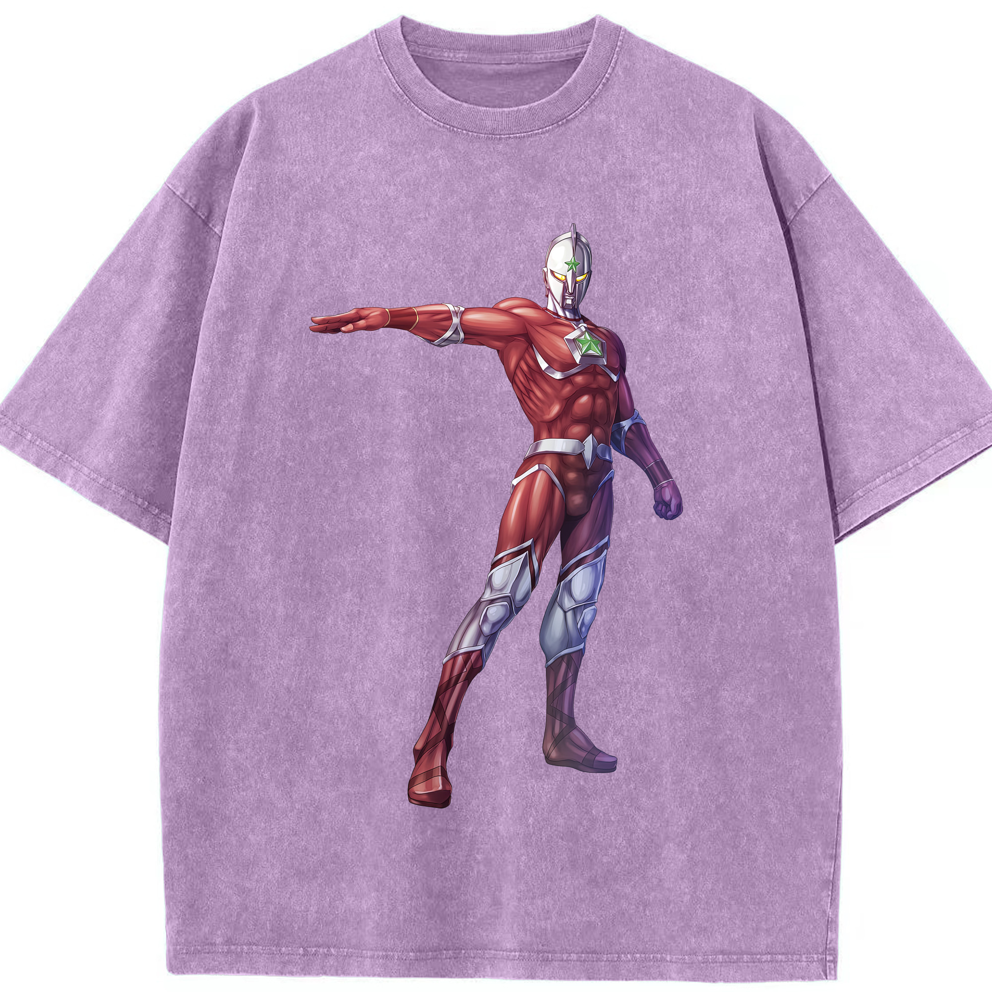 （画像用） ウルトラマン Ultraman 綿100% ヴィンテージ風 半袖Tシャツ（フロントプリント）