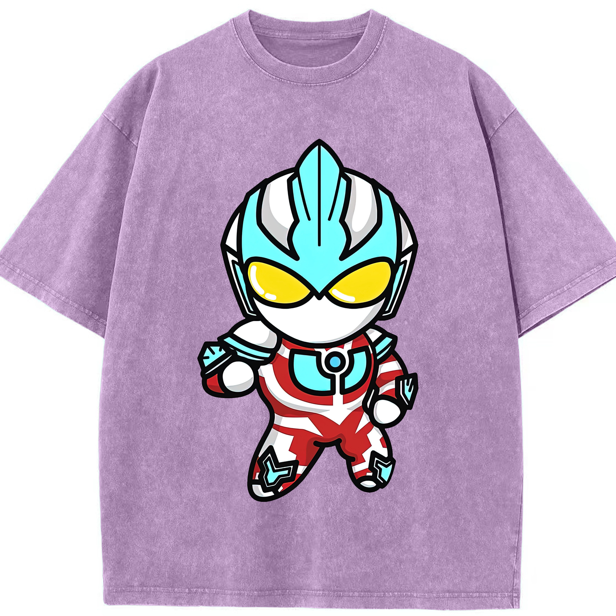 （画像用） ウルトラマン Ultraman 綿100% ヴィンテージ風 半袖Tシャツ（フロントプリント）