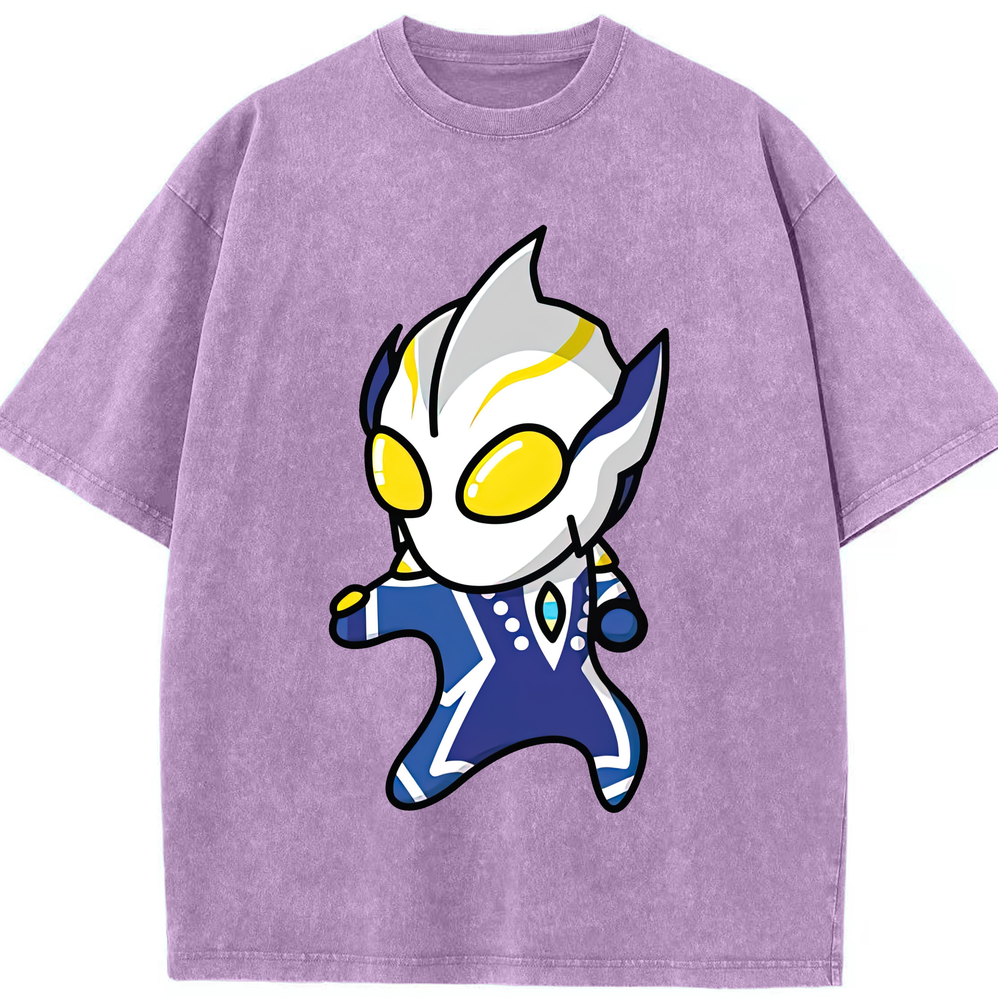 （画像用） ウルトラマン Ultraman 綿100% ヴィンテージ風 半袖Tシャツ（フロントプリント）