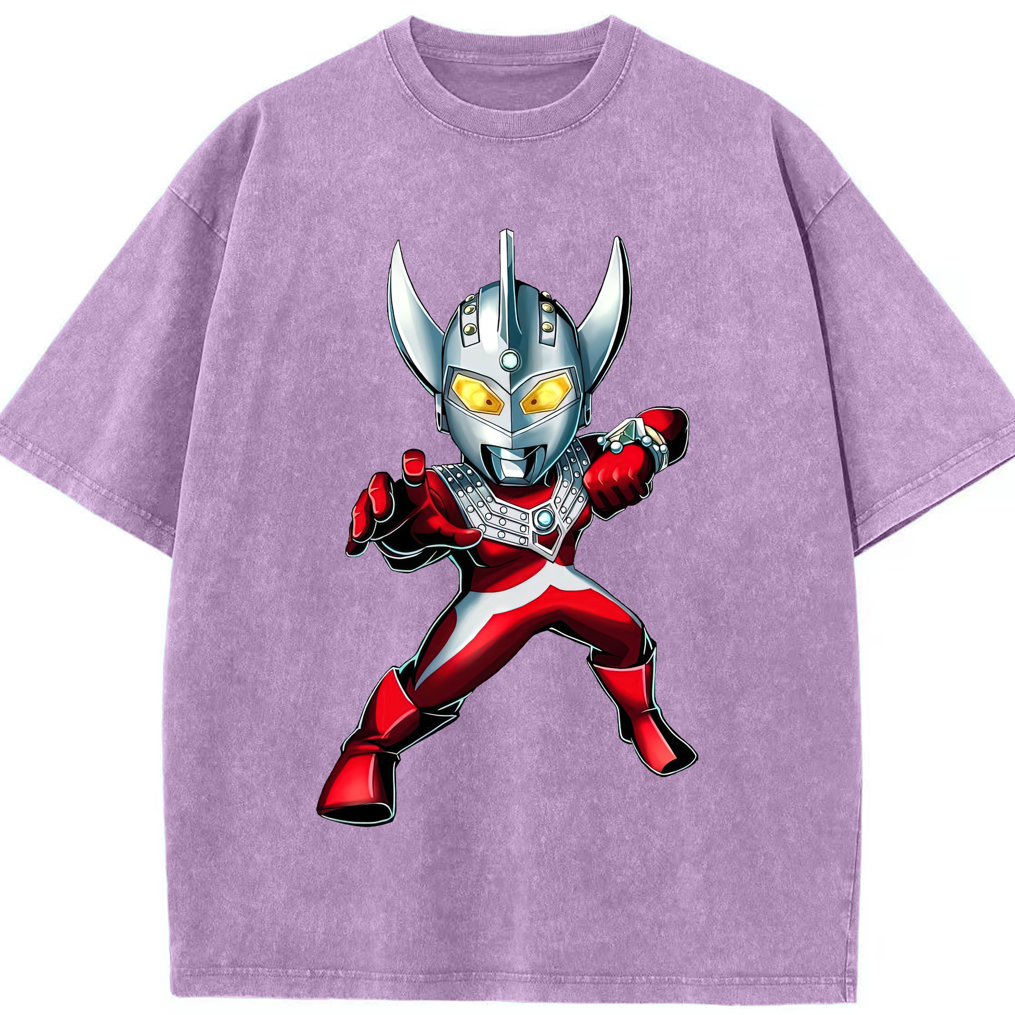 （画像用） ウルトラマン Ultraman 綿100% ヴィンテージ風 半袖Tシャツ（フロントプリント）